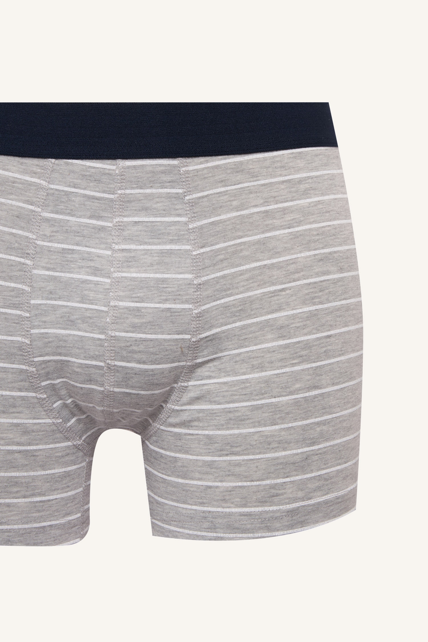 DeFacto Regular Fıt Çizgili 3'lü Boxer Set görsel 4