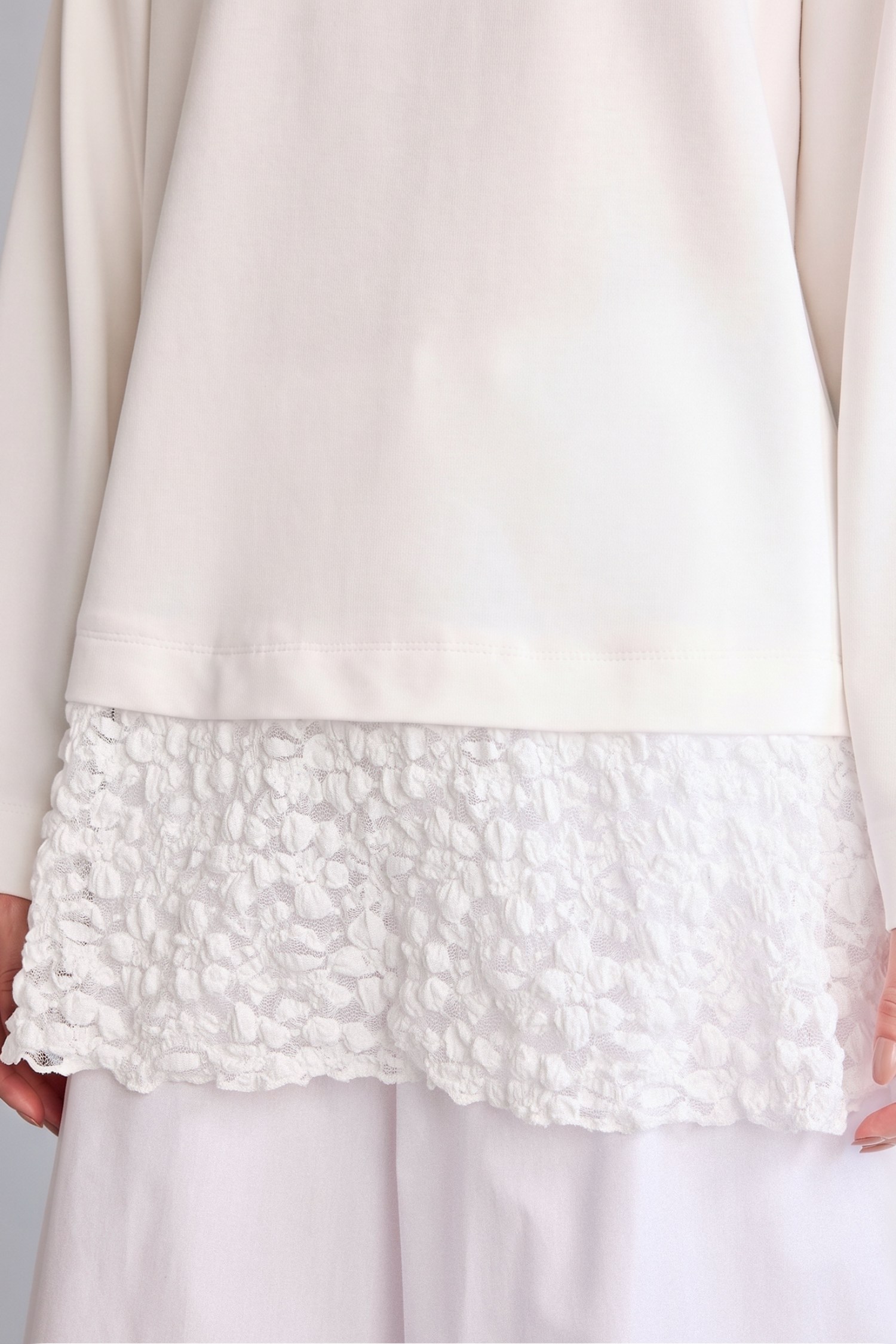 DeFacto Loose Fit Uzun Kollu Sweatshirt Tunik görsel 4