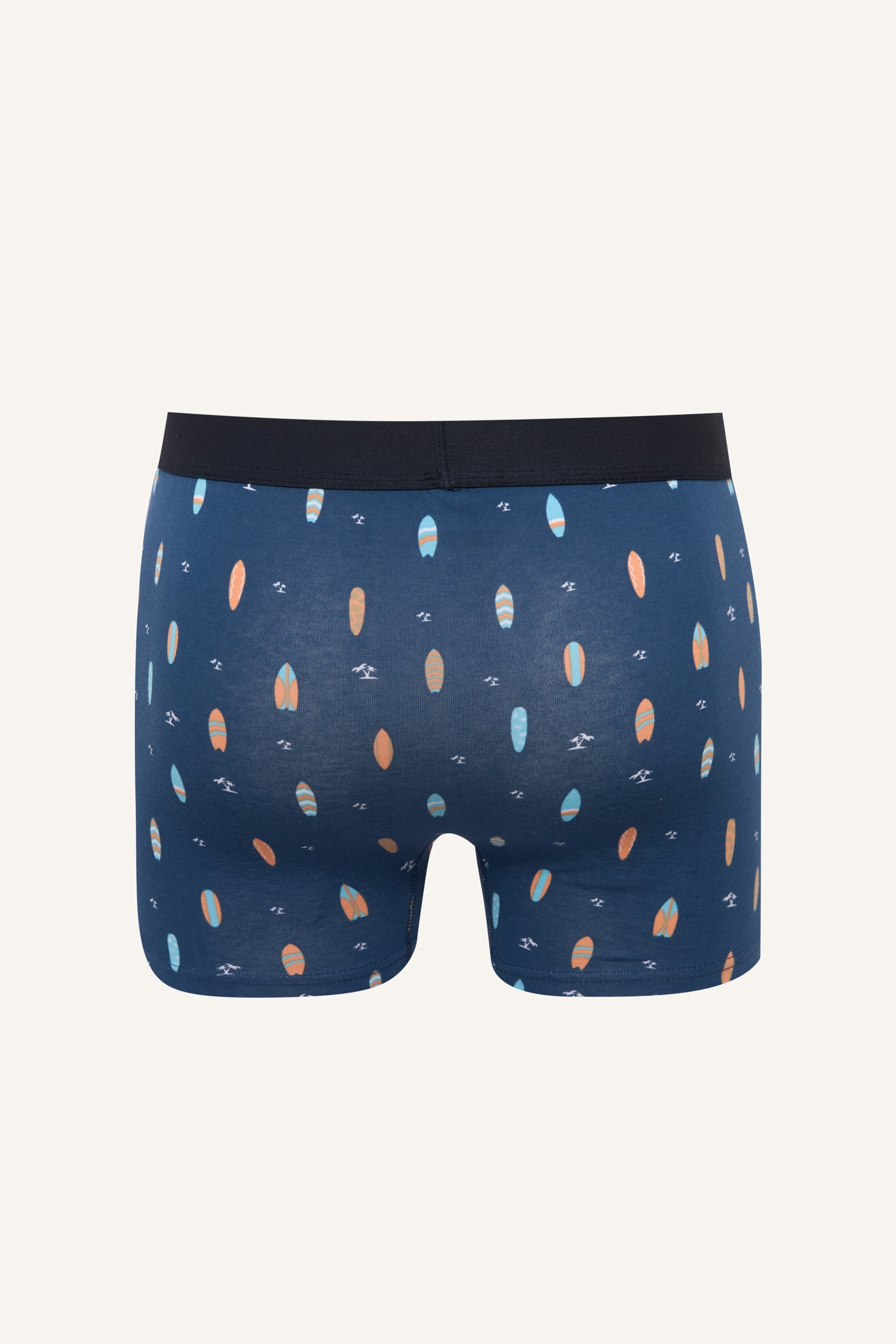 DeFacto Regular Fıt Desenli 3'lü Boxer görsel 3
