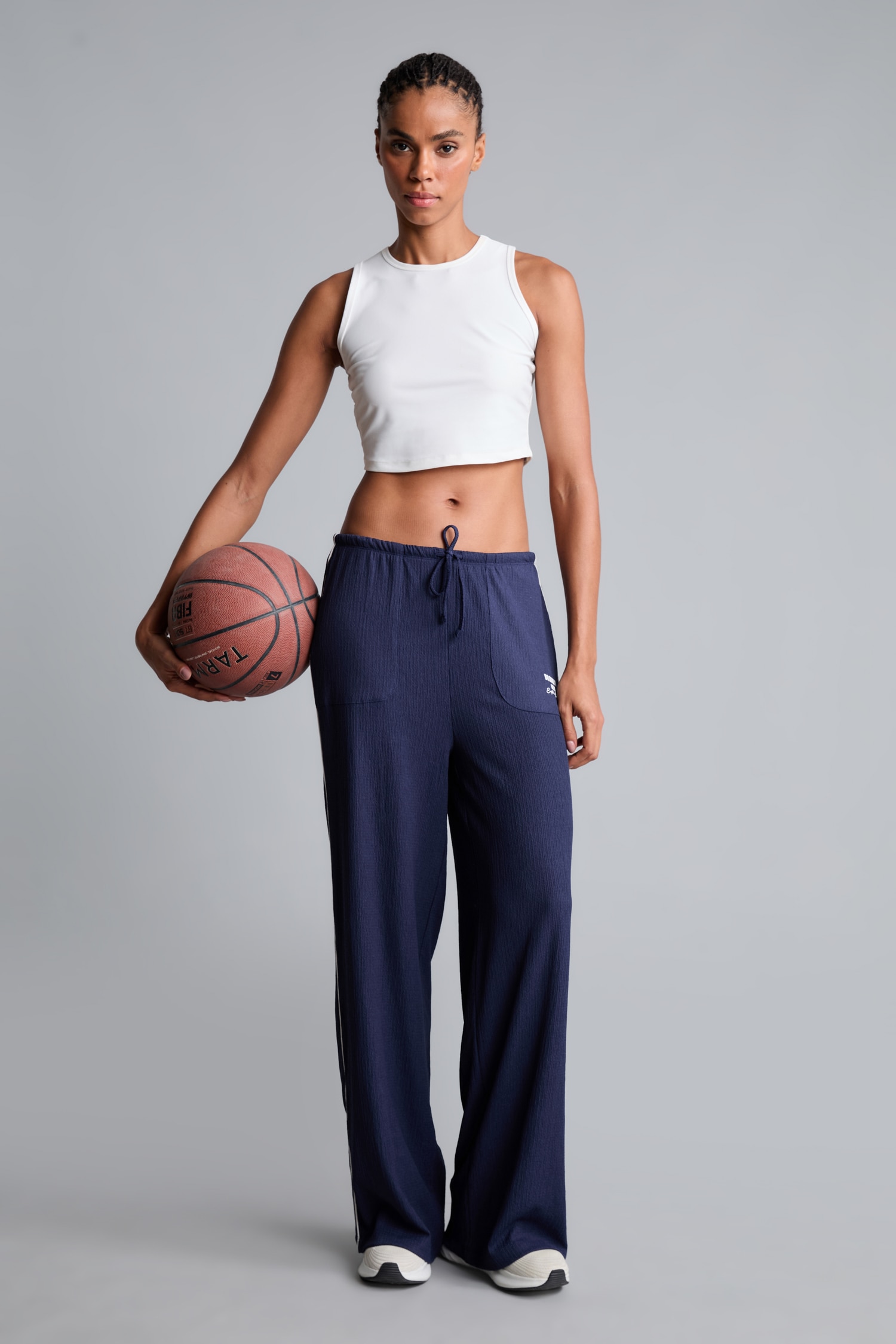 DeFacto NBA Brooklyn Nets Lisanslı Wıde Leg Pantolon görsel 2
