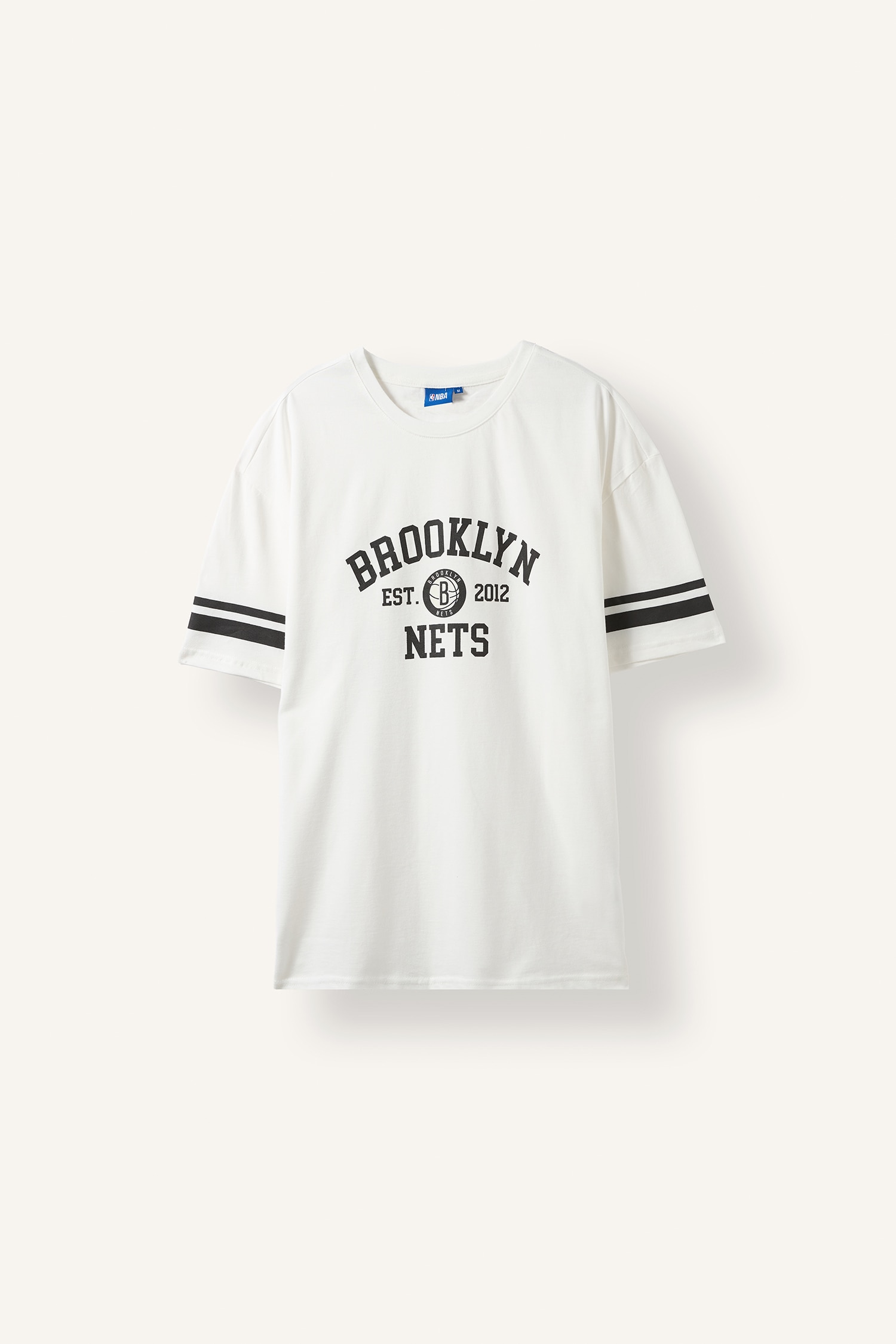 DeFacto %100 Pamuk NBA Brooklyn Nets Baskılı Oversize Tişört