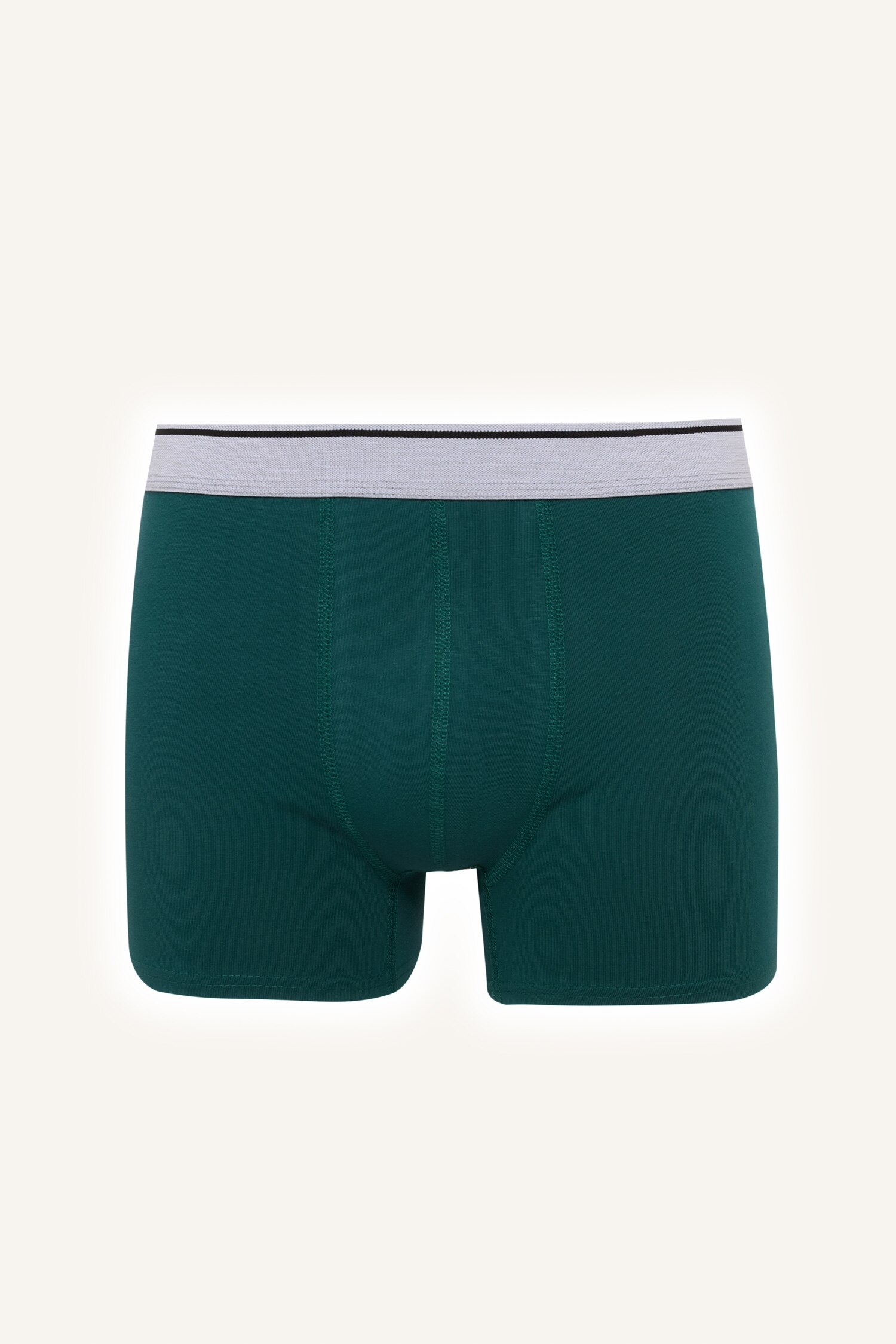 DeFacto Regular Fıt Desenli 3'lü Boxer Set görsel 2