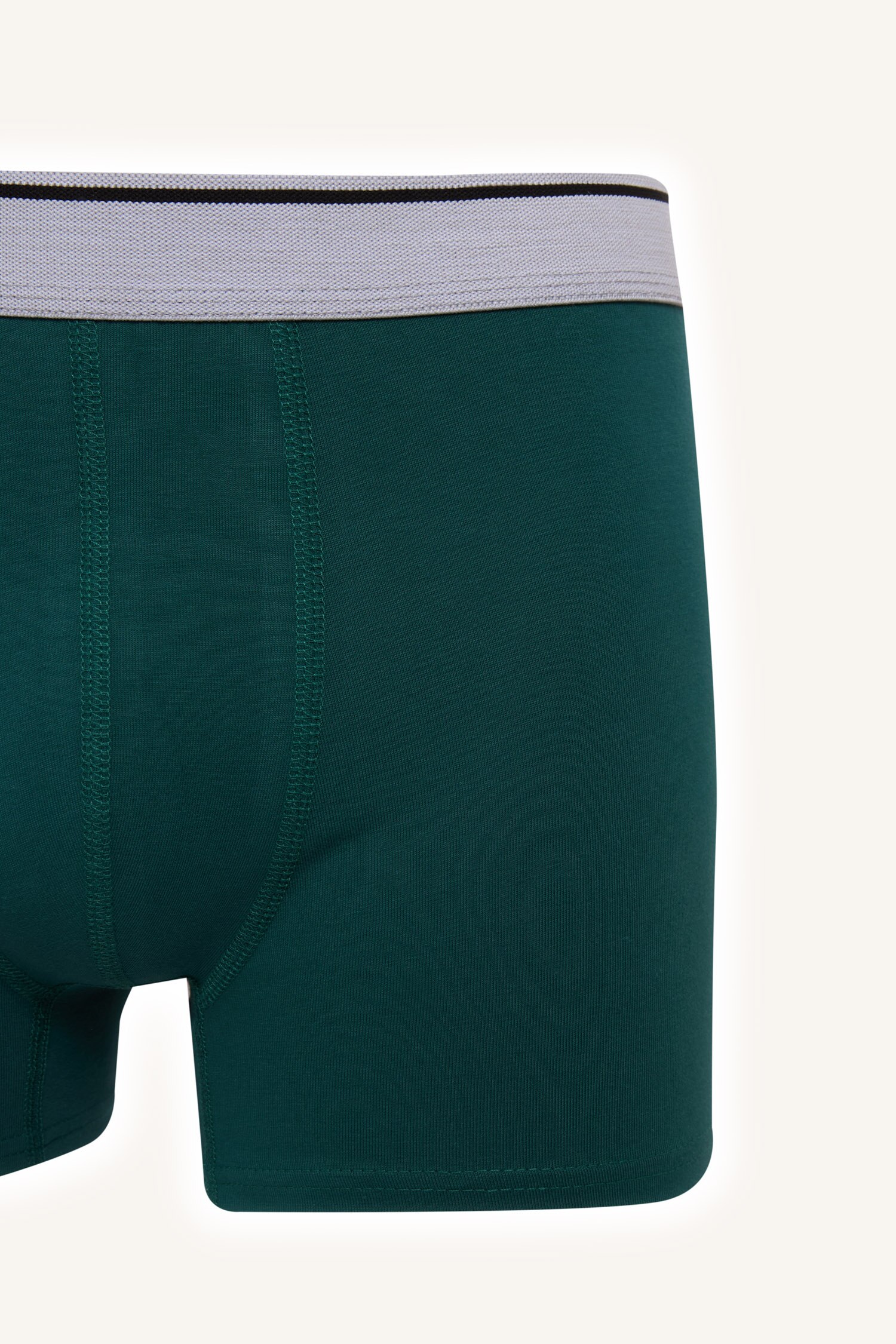 DeFacto Regular Fıt Desenli 3'lü Boxer Set görsel 4