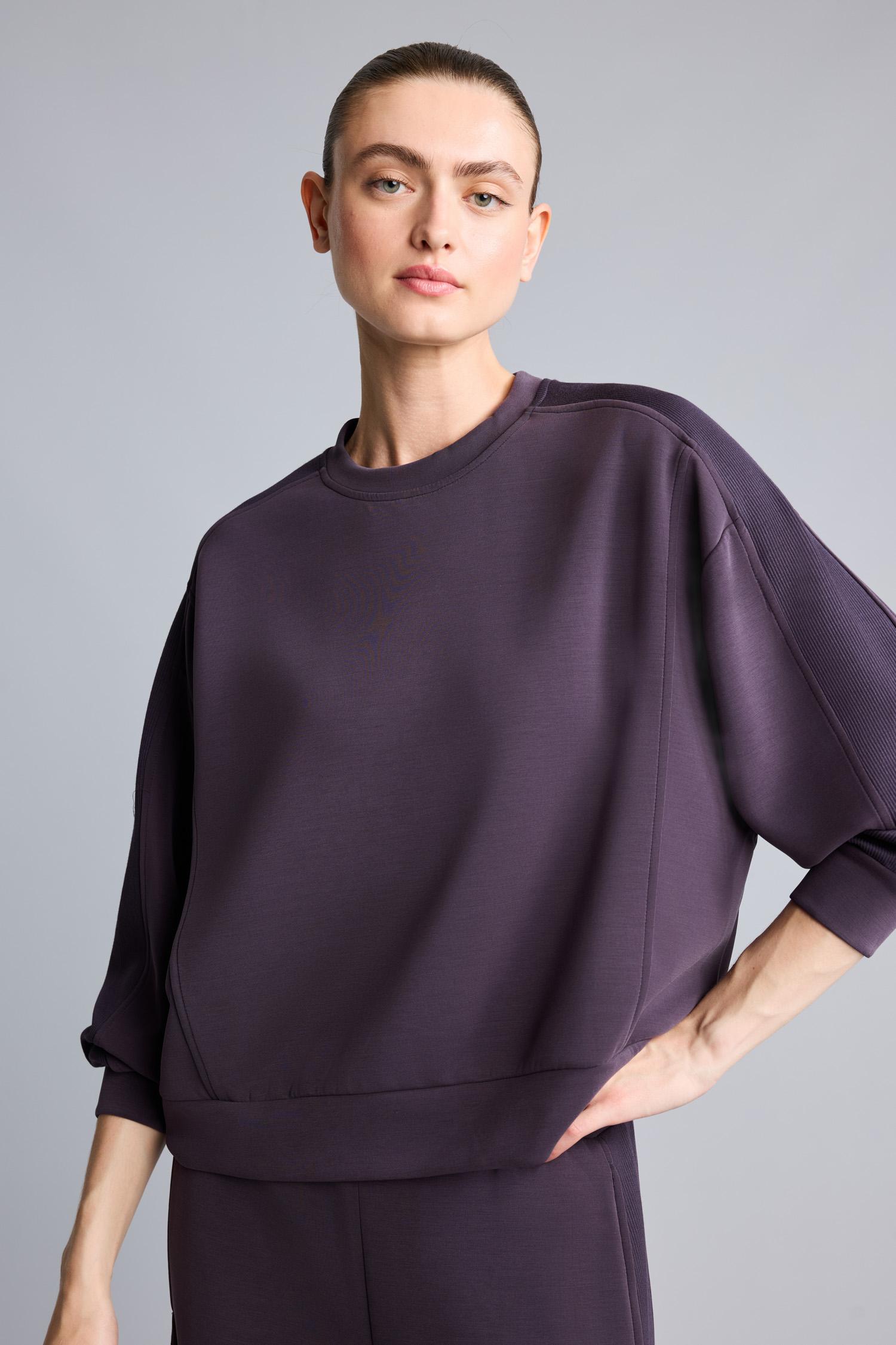 DeFacto Ultra Yumuşak Oversize Modal Basic Sweatshirt görsel 5