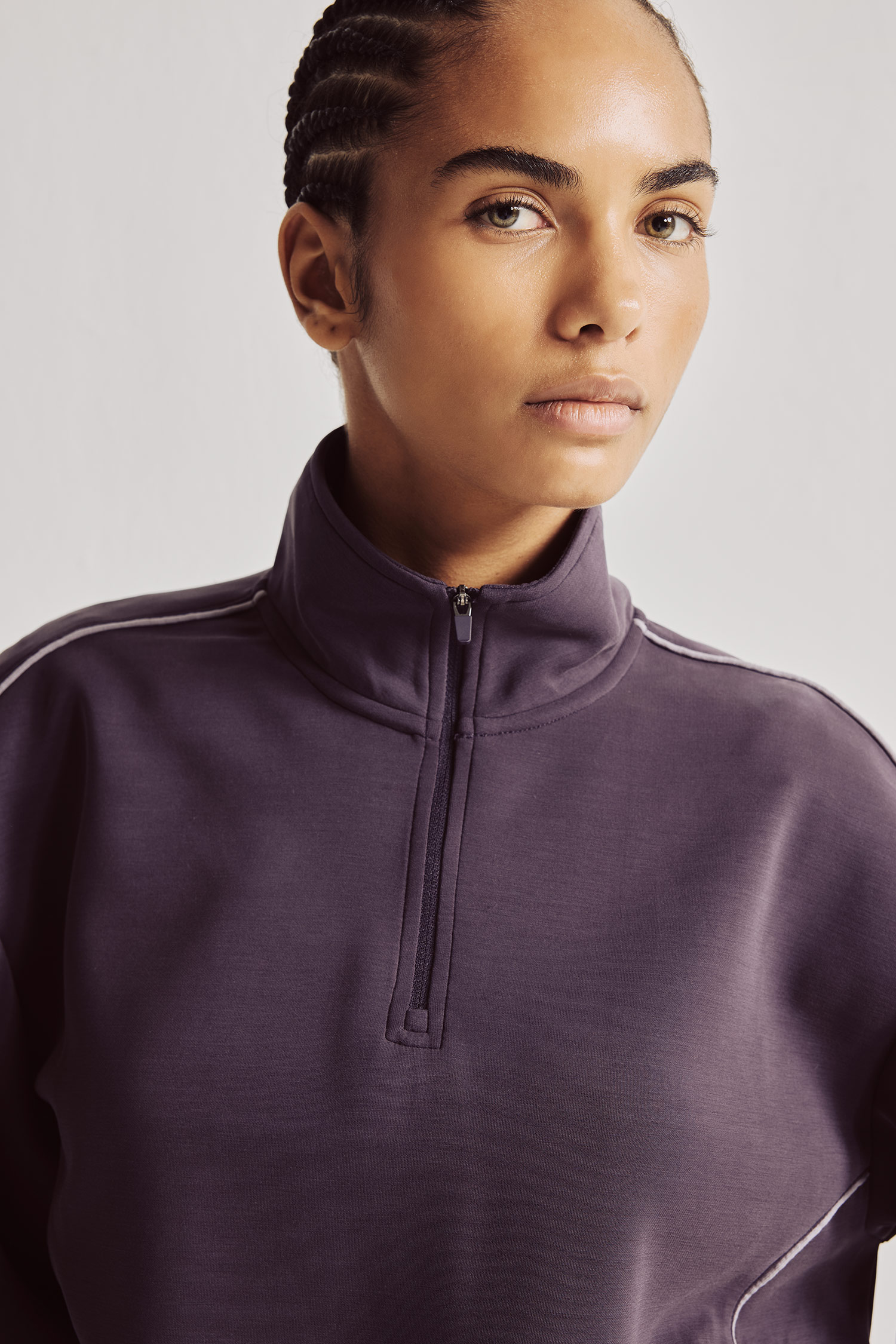 DeFacto Ultra Yumuşak Standart Fit Modal Basic Sweatshirt görsel 3