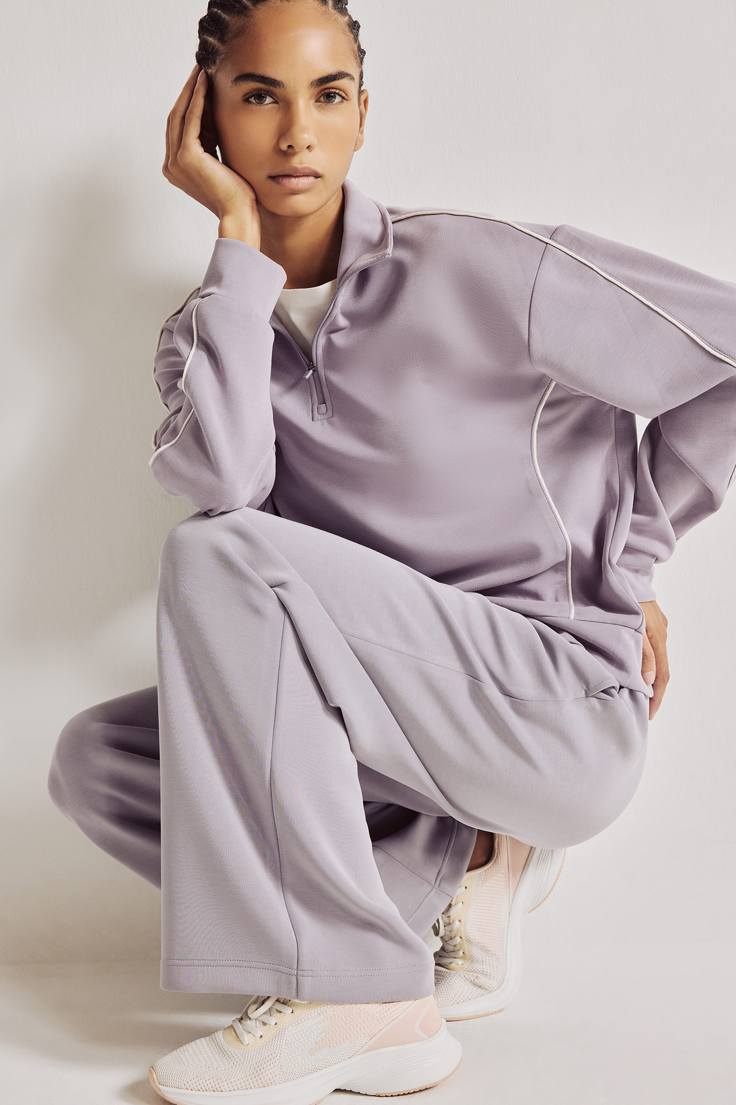 DeFacto Ultra Yumuşak Standart Fit Modal Basic Sweatshirt görsel 3