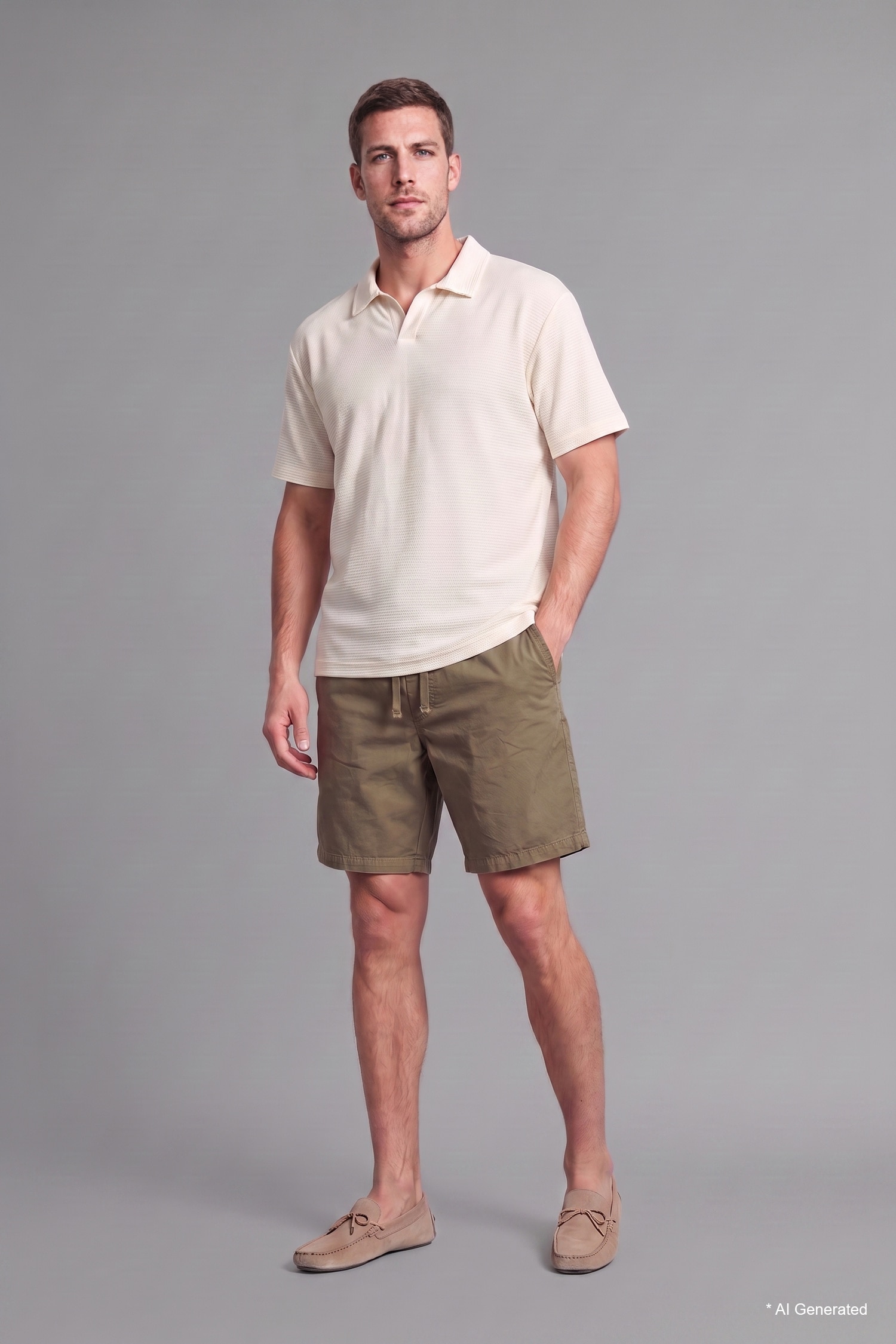 DeFacto %100 Pamuk Relaxed Fit Kısa Kollu Polo Tişört