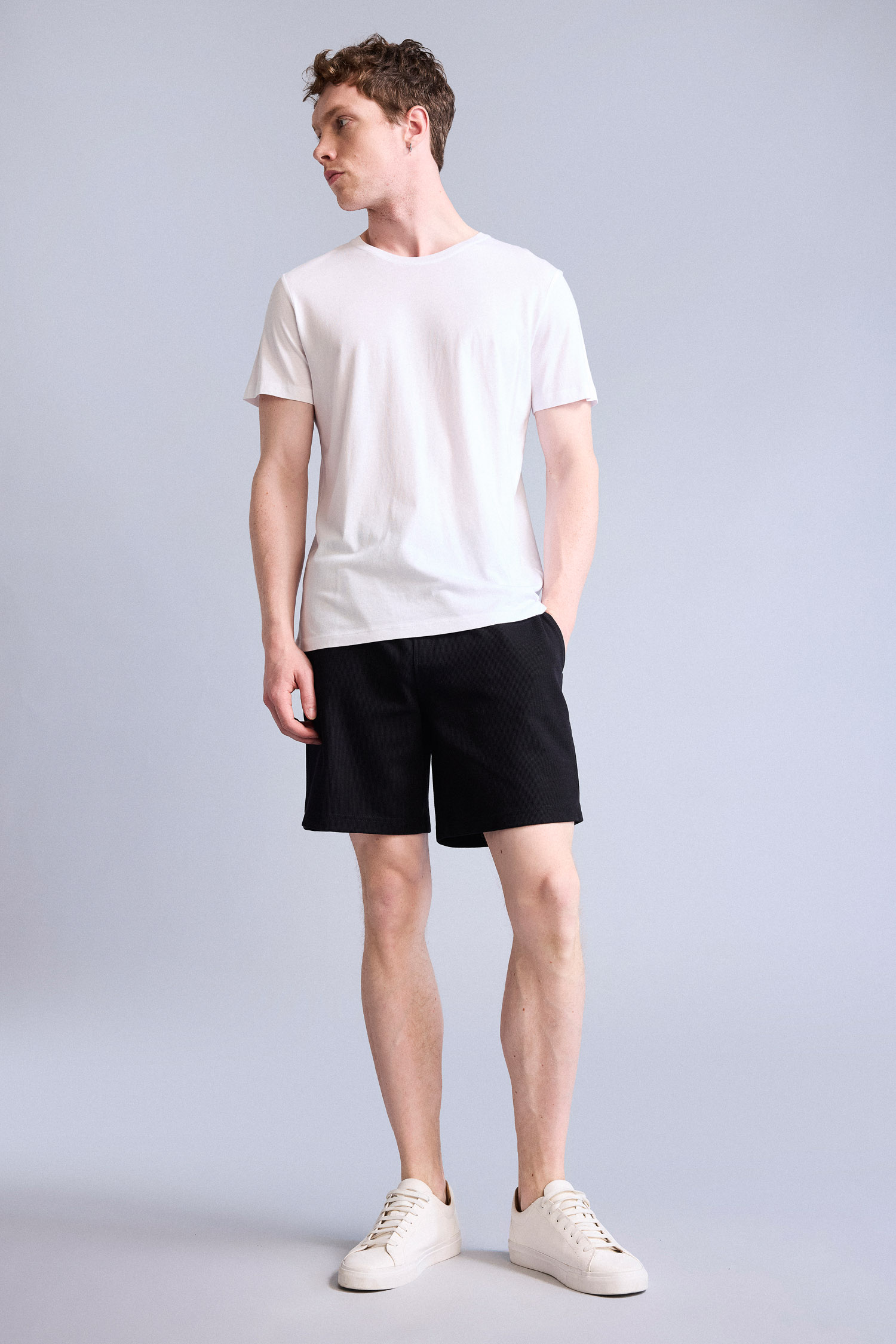 DeFacto Regular Fit Beli Lastikli Şort görsel 3