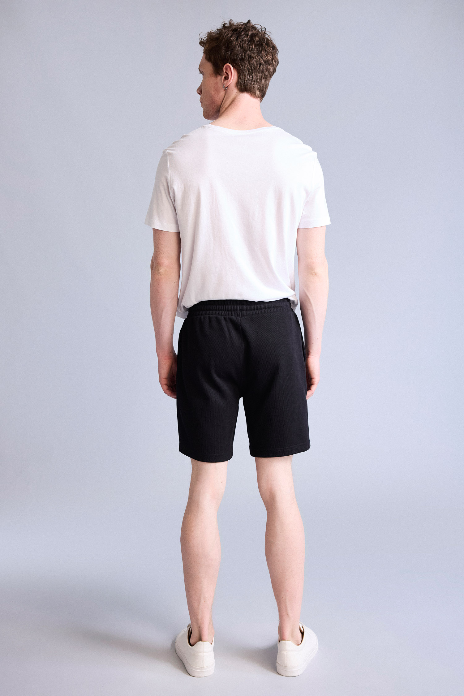 DeFacto Regular Fit Beli Lastikli Şort görsel 6