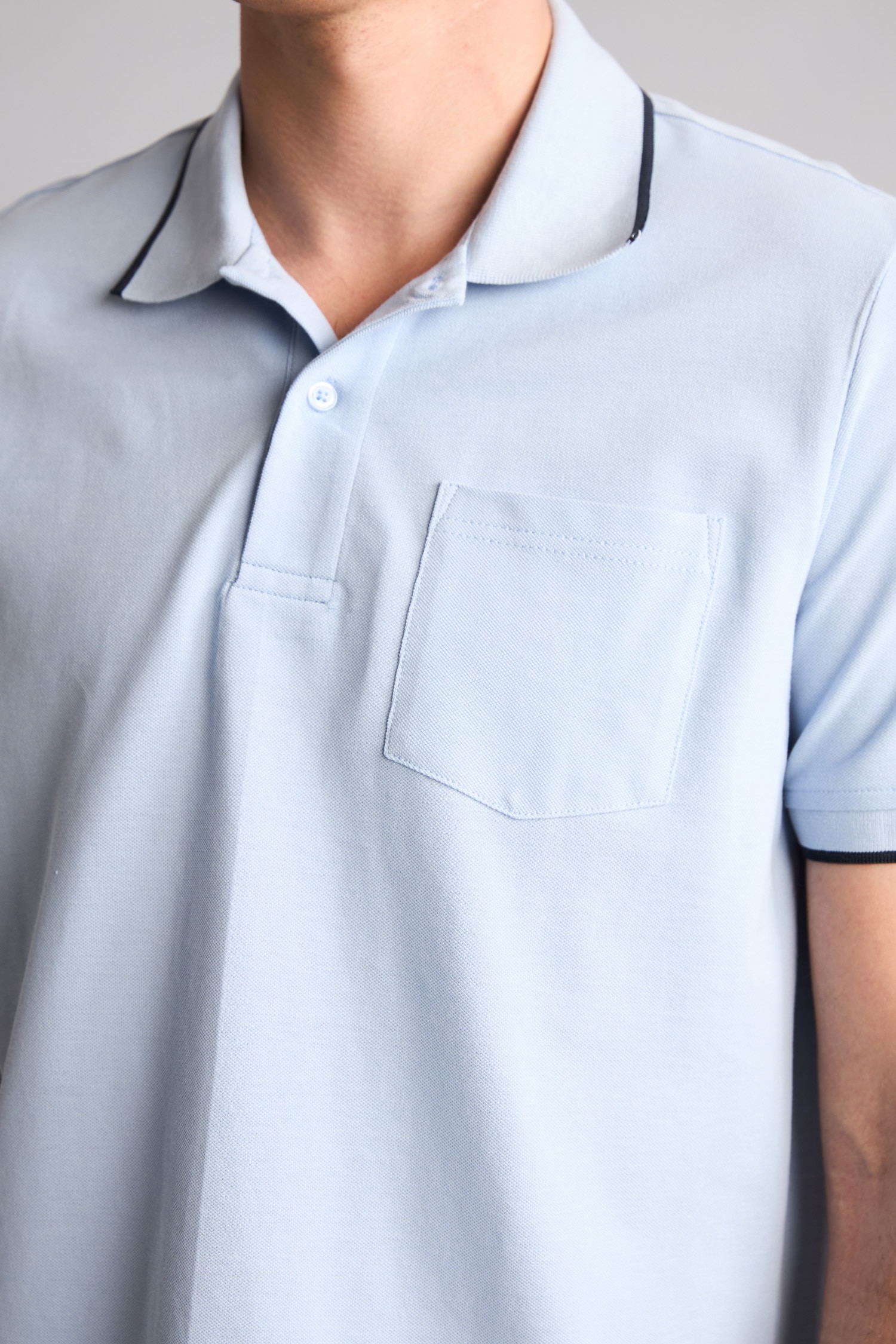 DeFacto %100 Pamuk Regular Fit Polo Tişört görsel 4