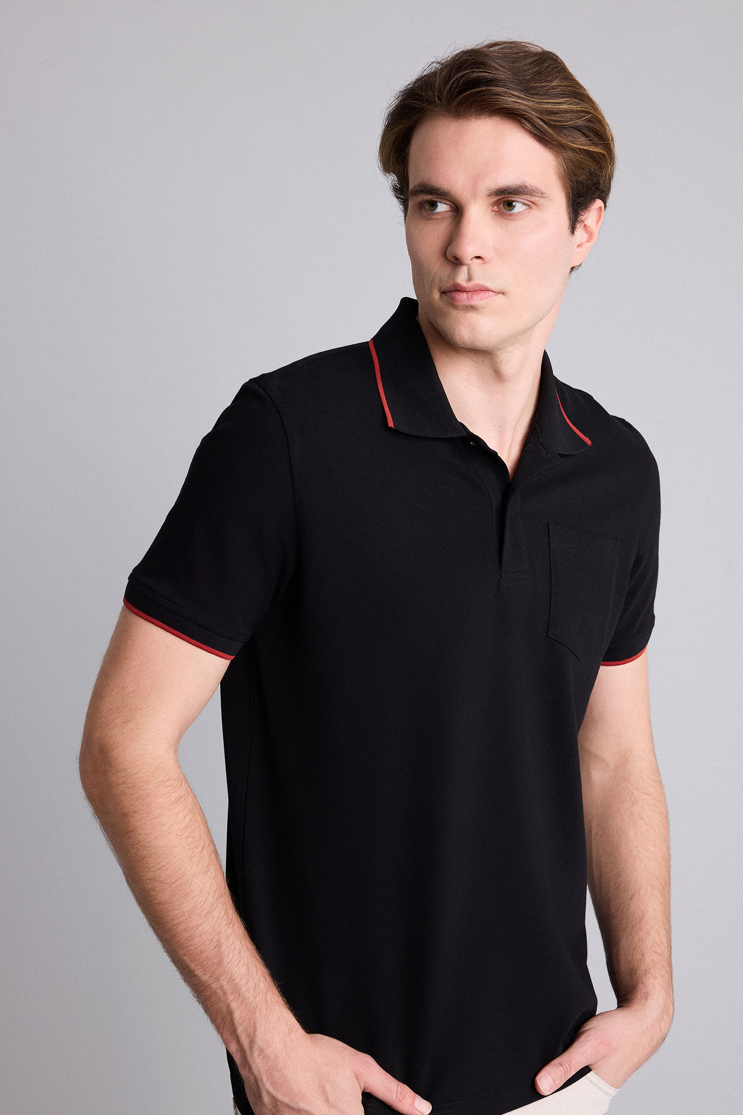 DeFacto %100 Pamuk Regular Fit Polo Tişört