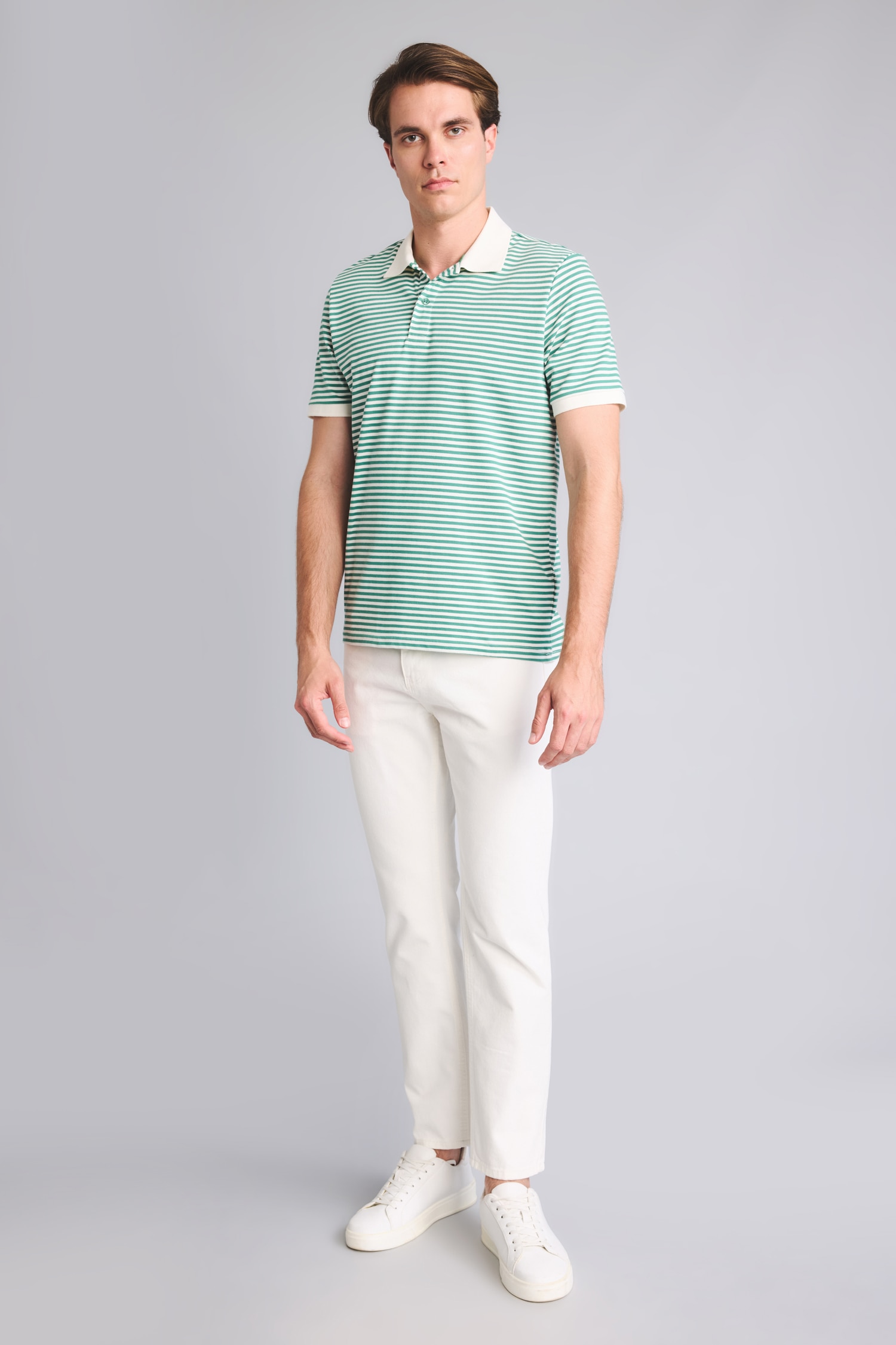 DeFacto Pamuklu Regular Fit Polo Tişört görsel 2