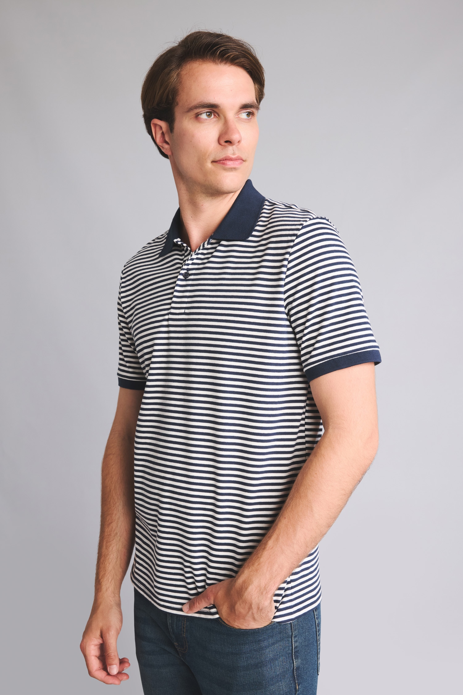 DeFacto Pamuklu Regular Fit Polo Tişört görsel 3