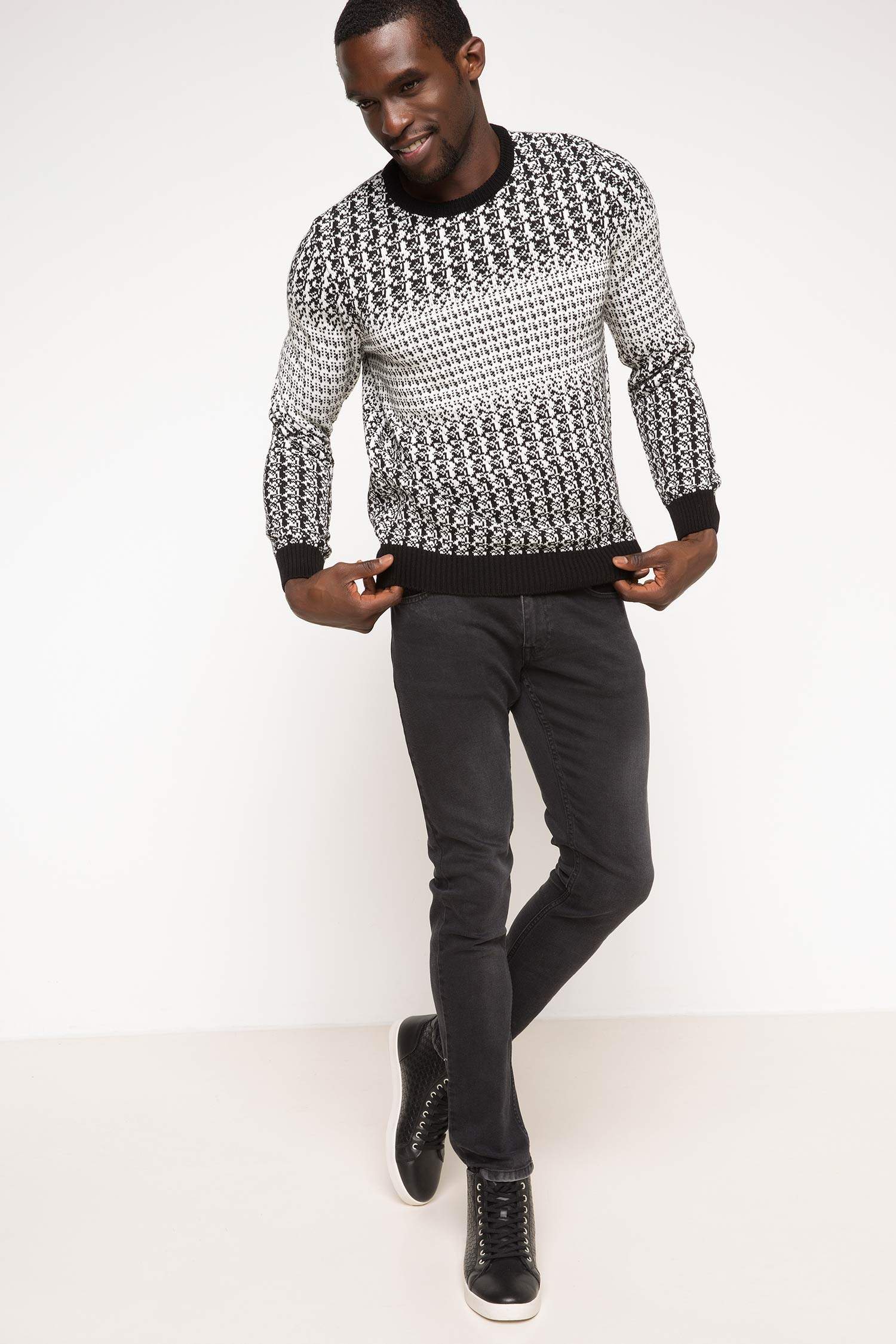 Defacto Jakarlı Kazak. 2