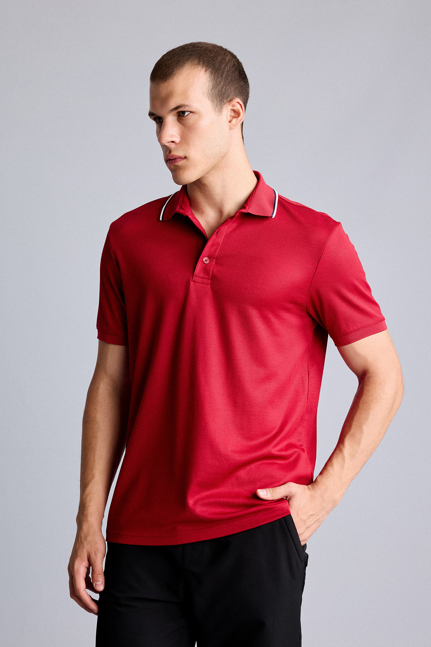 DeFacto Pamuklu Standart Fit Polo Tişört görsel 3