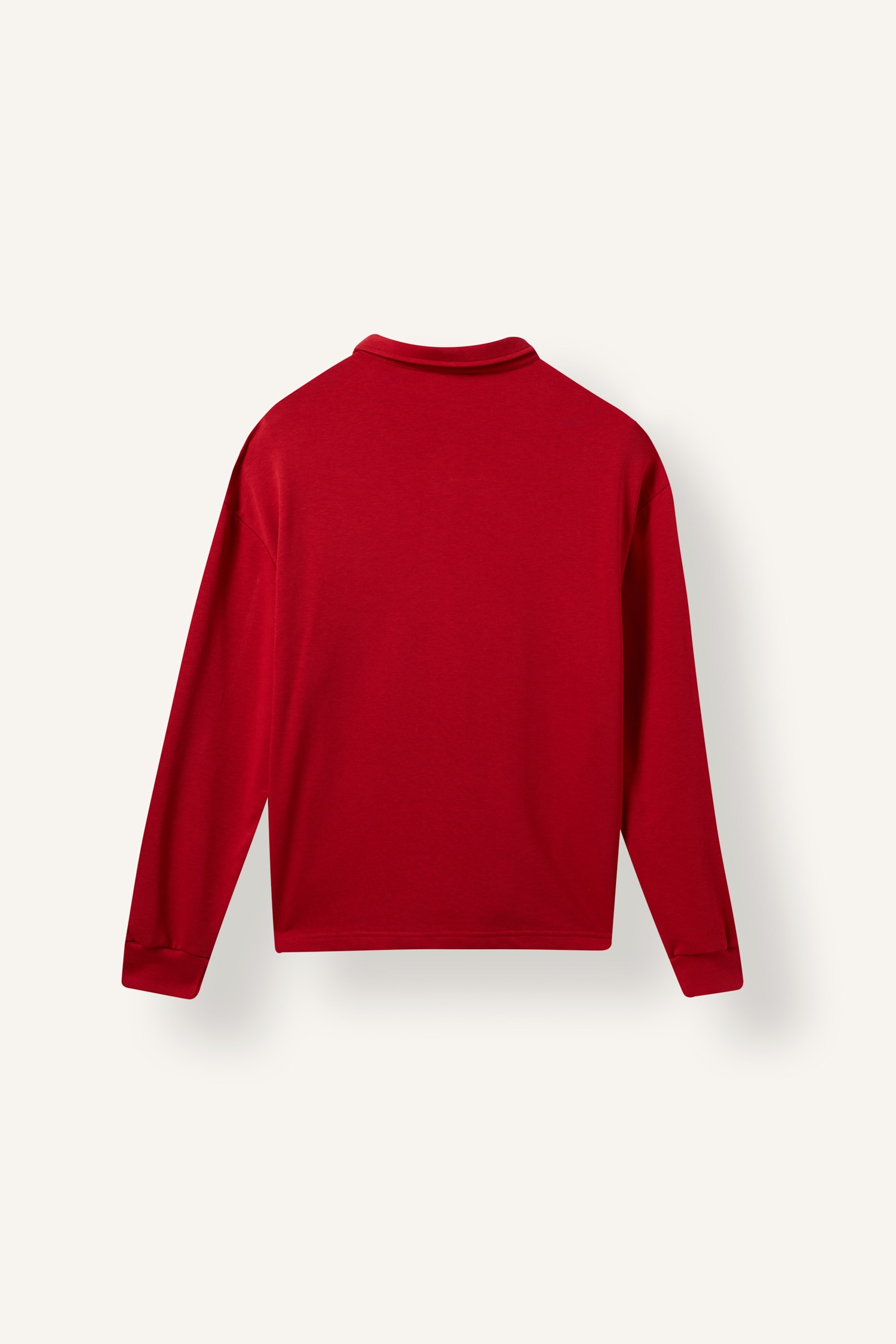DeFacto Boxy Fit Polo Yaka Sweatshirt görsel 2