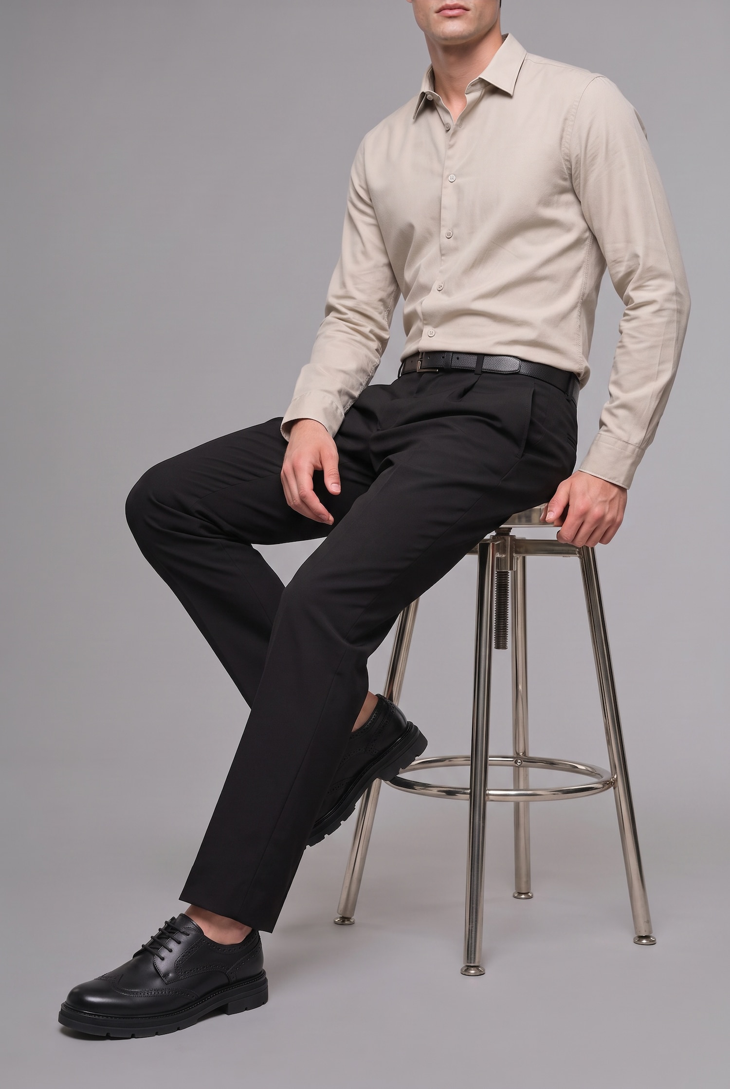 DeFacto Baggy Fit Düz Paça Basic Pantolon görsel 4