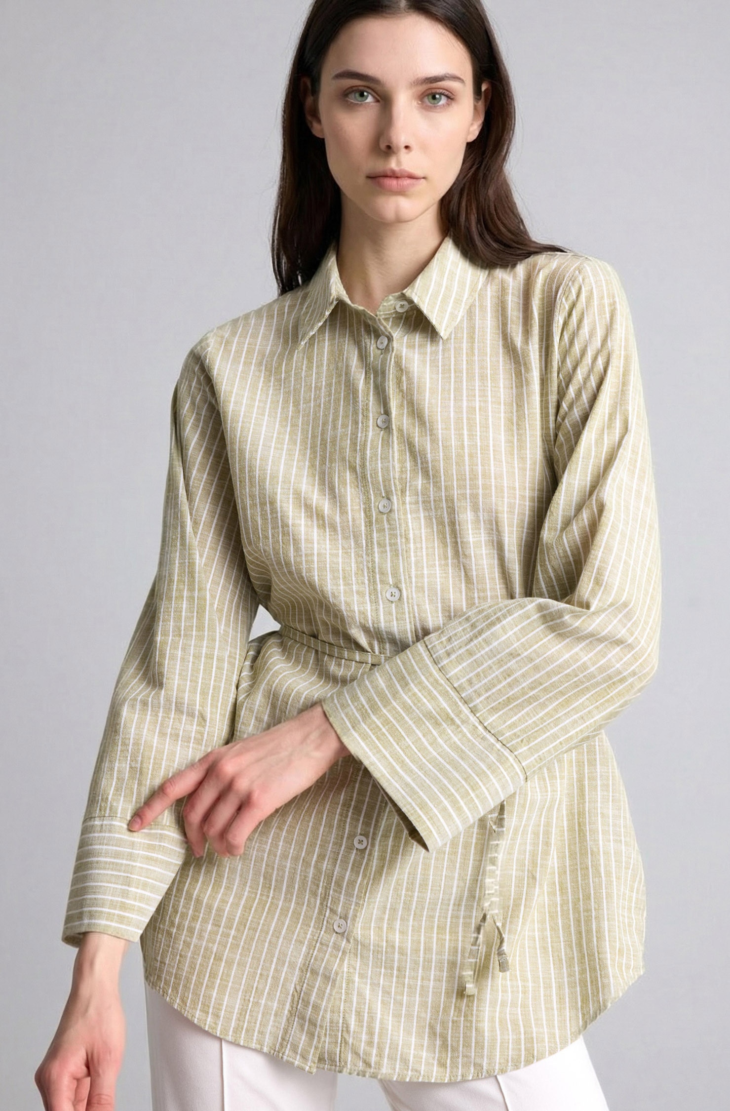 DeFacto %100 Pamuk Regular Fit Flamlı Tunik