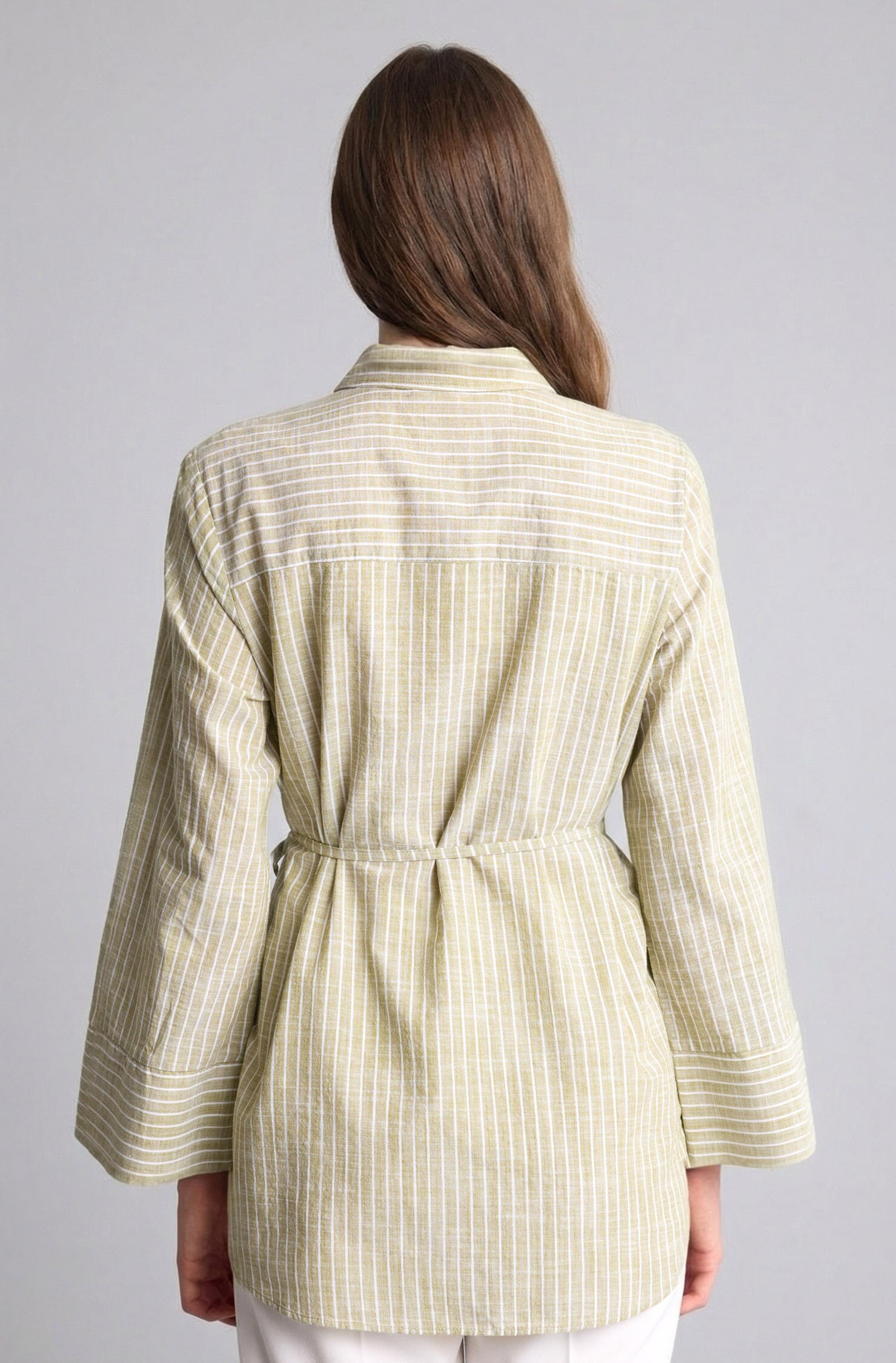 DeFacto %100 Pamuk Regular Fit Flamlı Tunik görsel 5