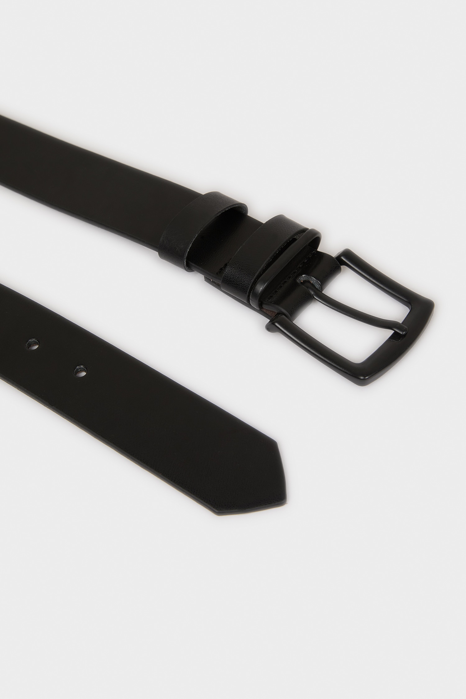 DeFacto Erkek Dikdörtgen Toka Suni Deri Jean Kemeri görsel 5