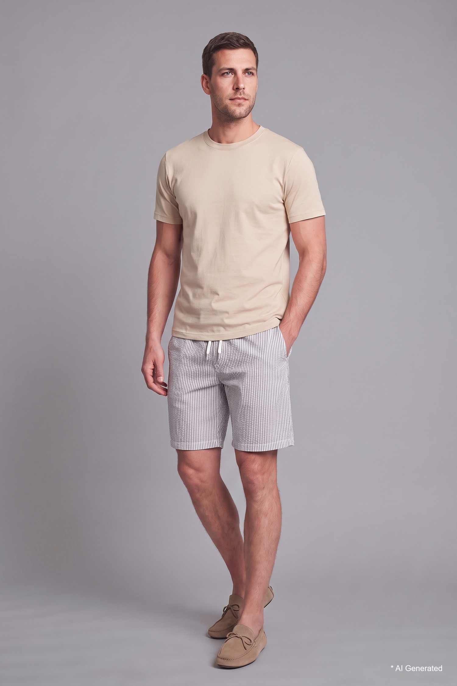 DeFacto Regular Fit Kırışık Dokulu Şort