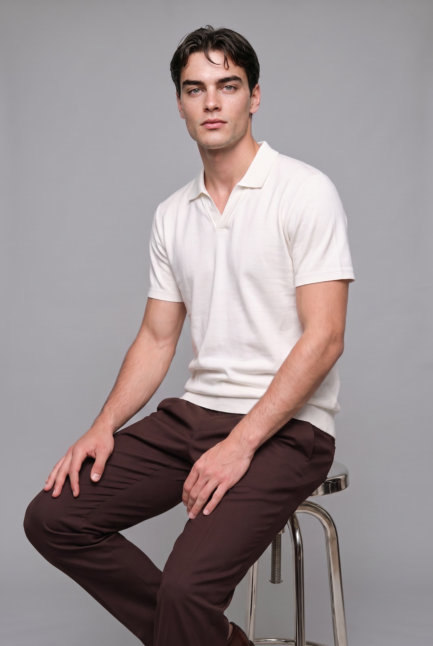 DeFacto Regular Fit Resort Yaka Basic Polo Tişört görsel 5
