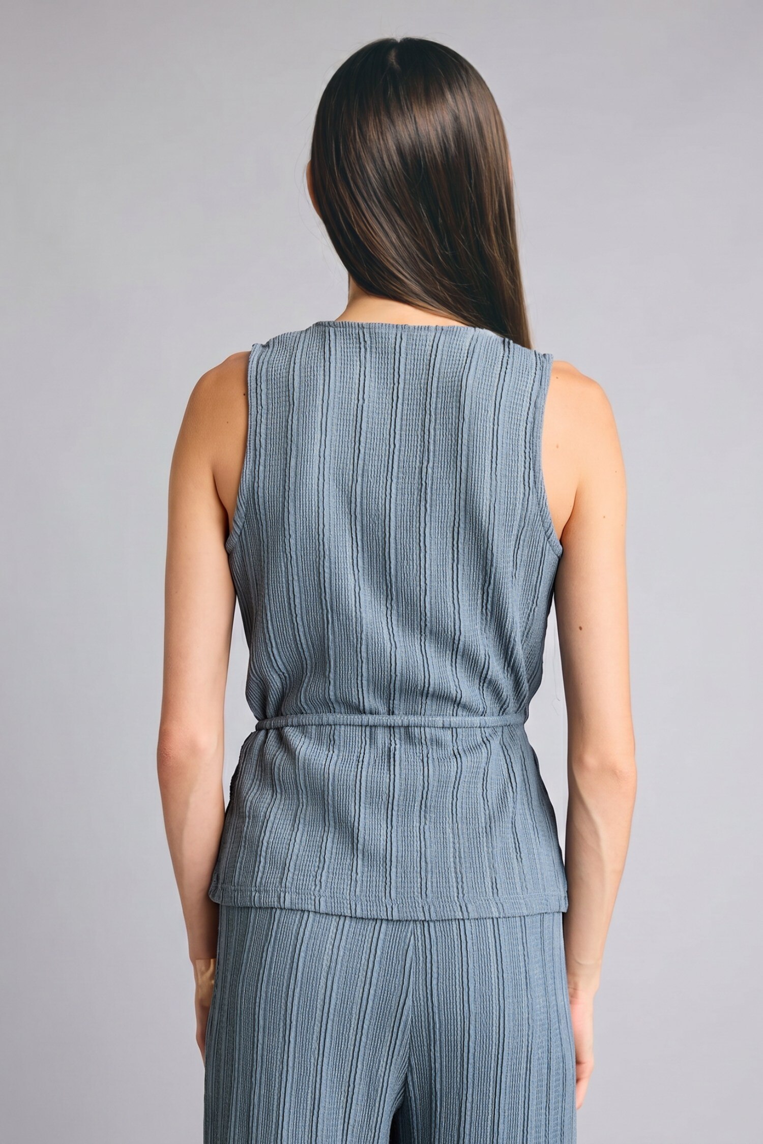 DeFacto Regular Fit Kırışık Dokulu Atlet görsel 5