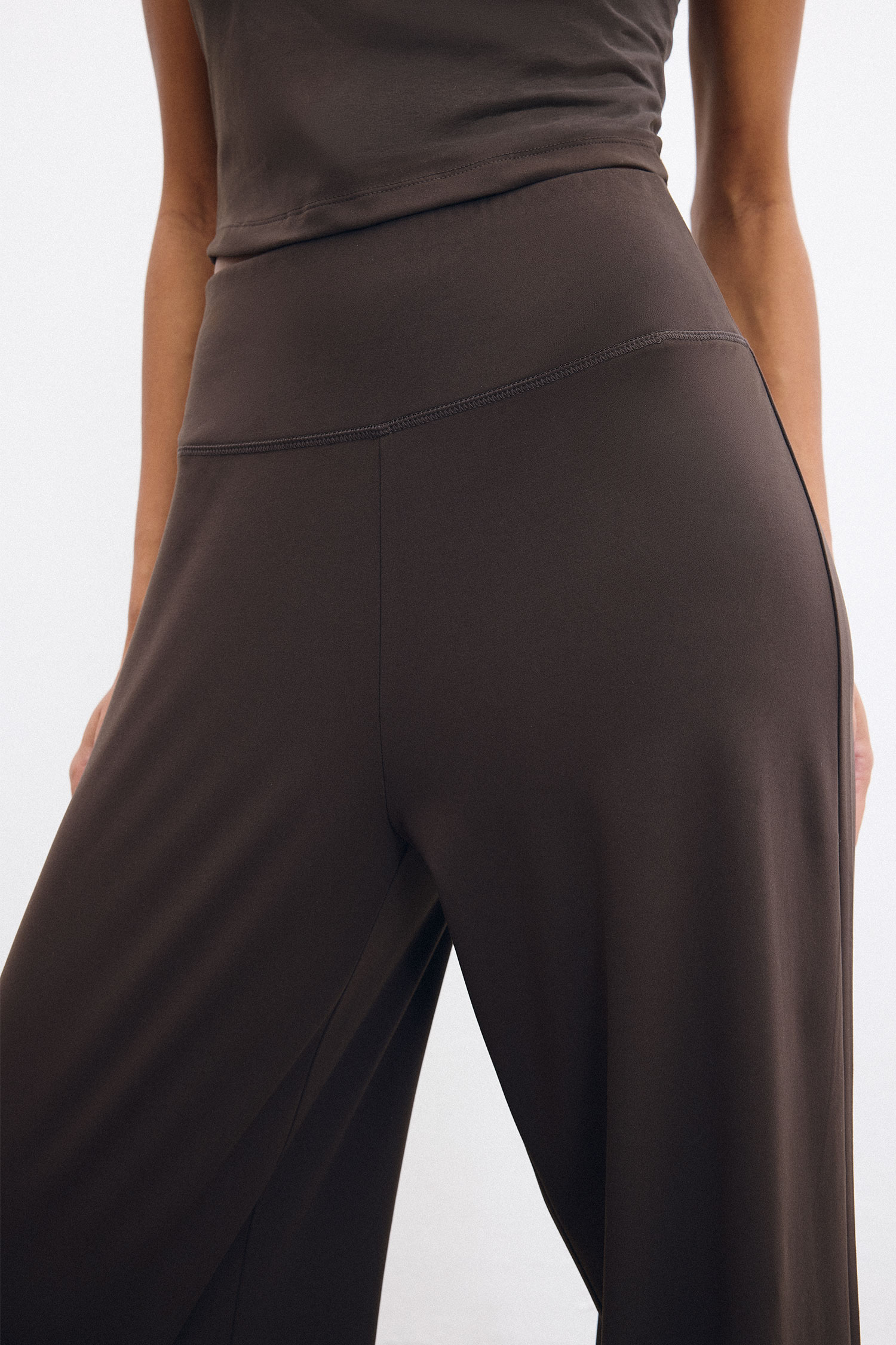 DeFacto Ultra Yumuşak Toparlayıcı Wıde Leg Pantolon görsel 4
