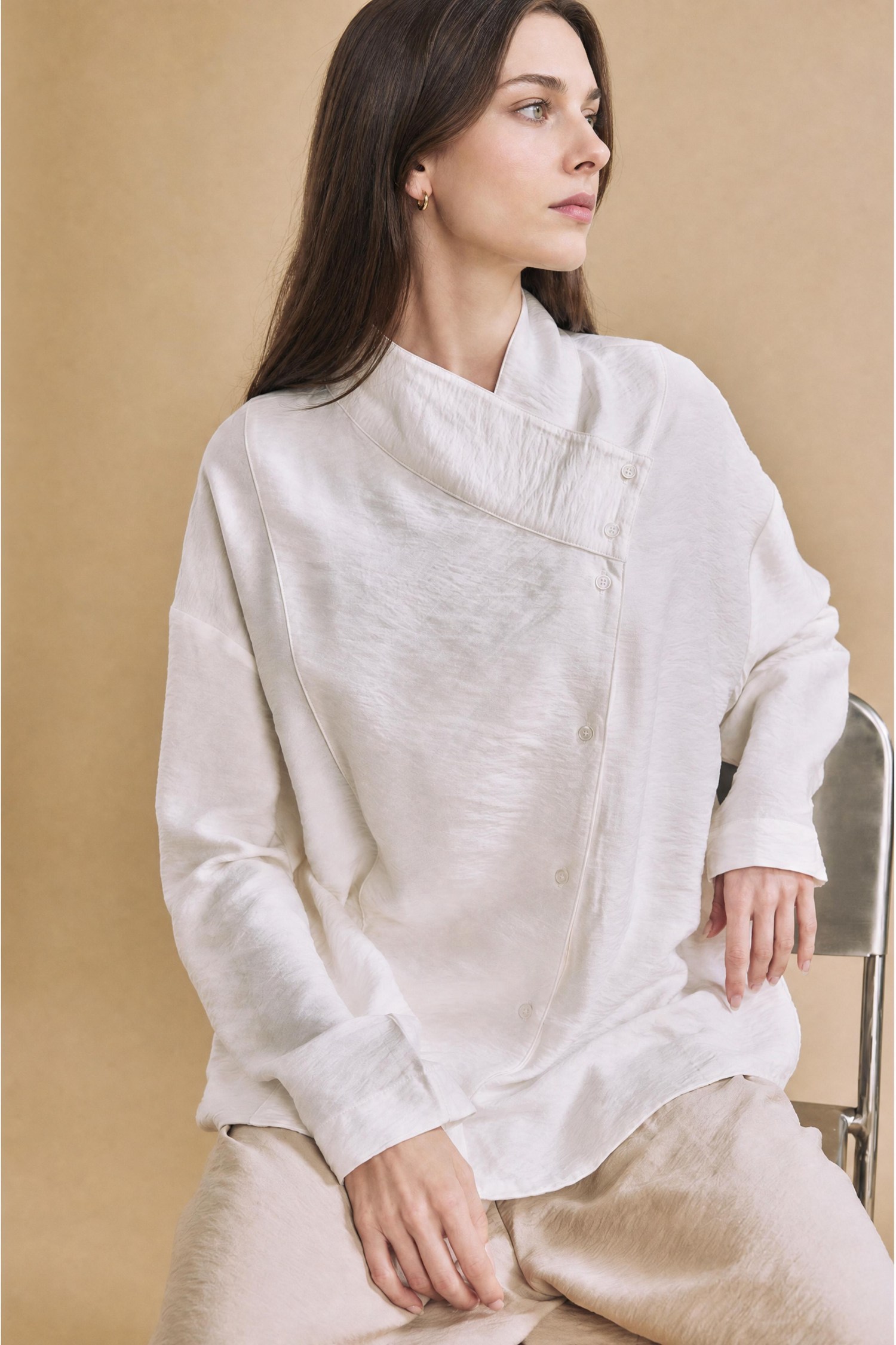 DeFacto Relaxed Fit Uzun Kollu Tunik