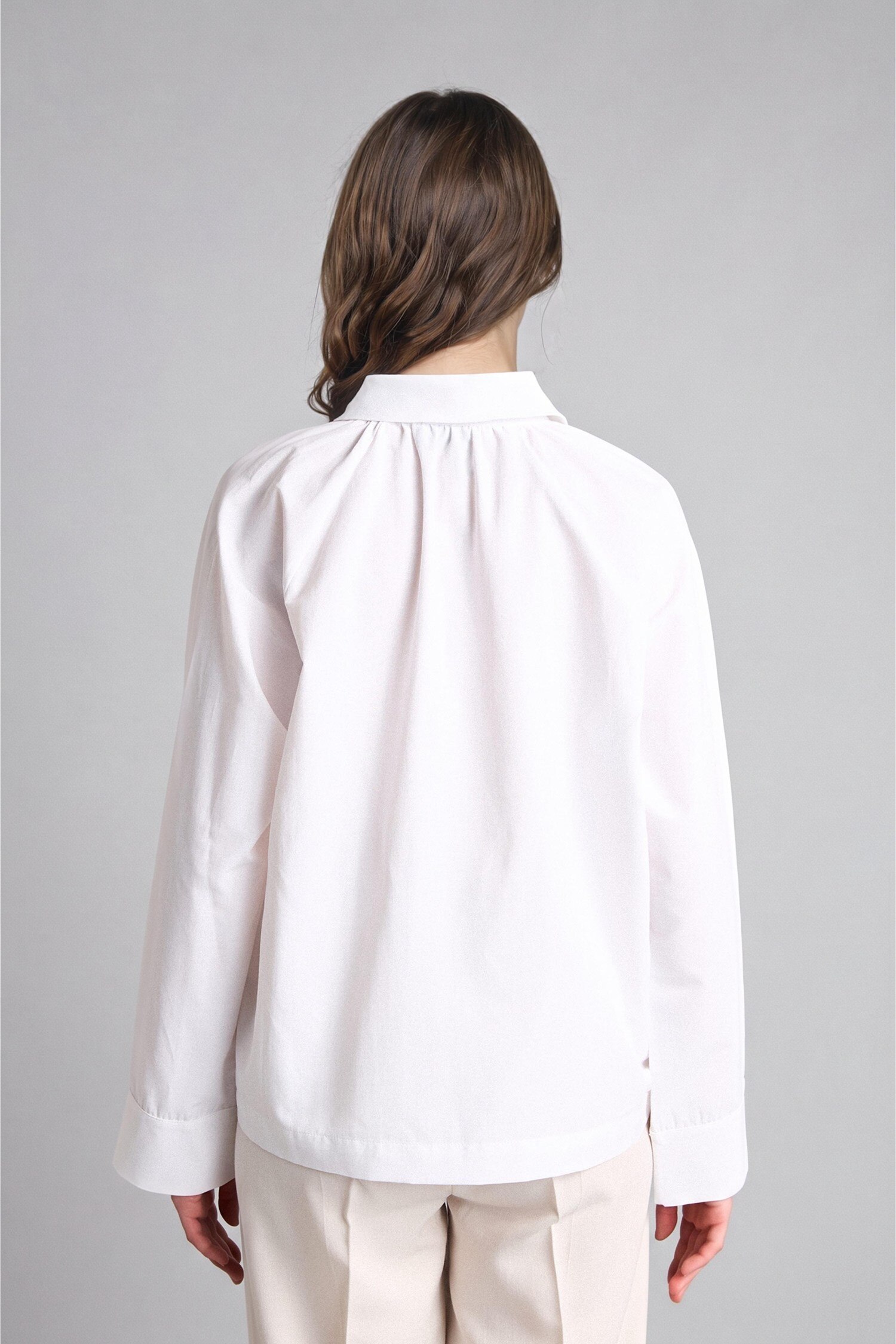 DeFacto Regular Fit Uzun Kollu Poplin Tunik görsel 8