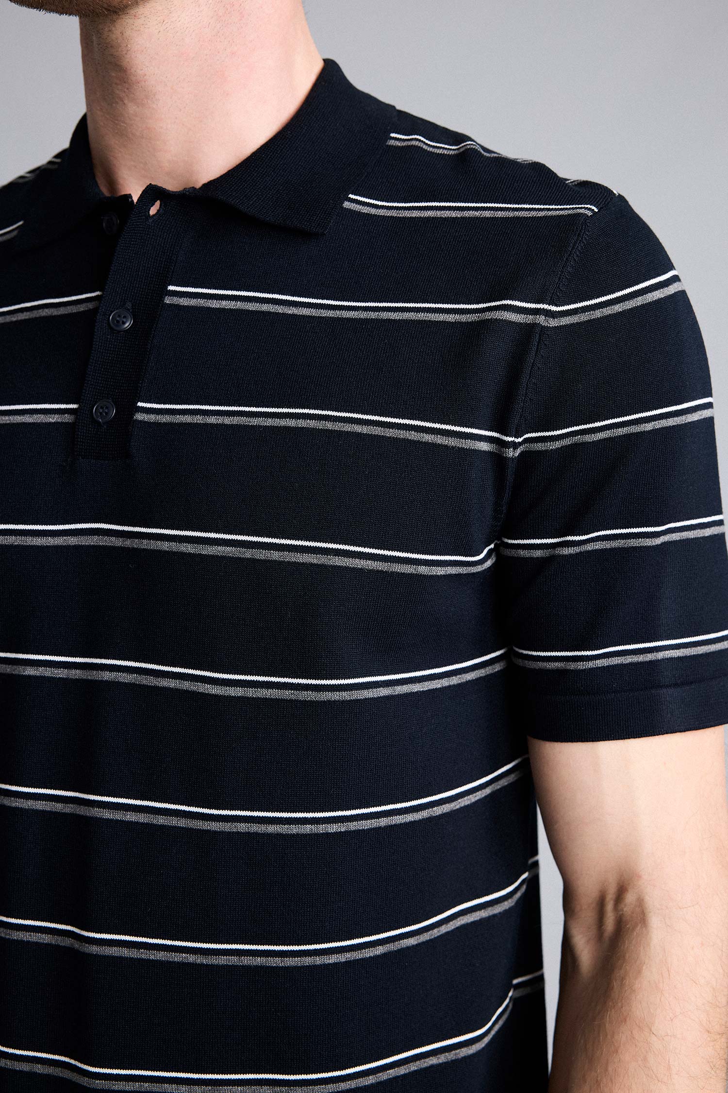 DeFacto Standart Fit Kısa kollu Triko Polo Tişört görsel 4