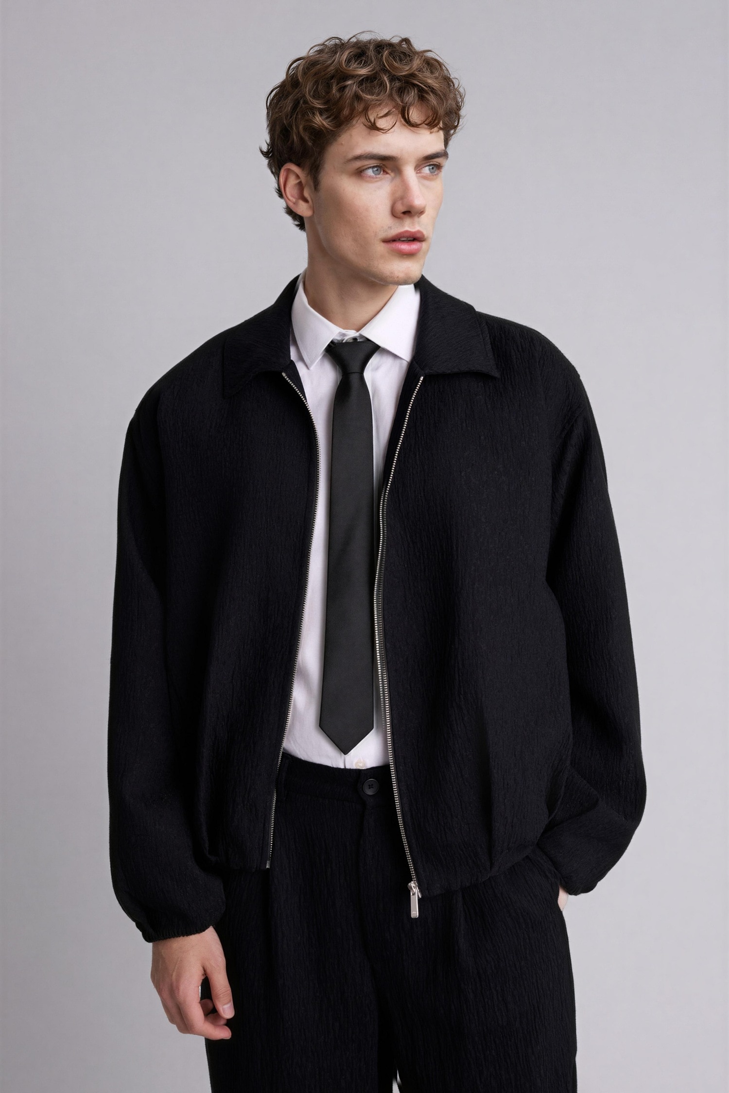 DeFacto OVERSIZE FIT Yaka Detaylı Mont görsel 4