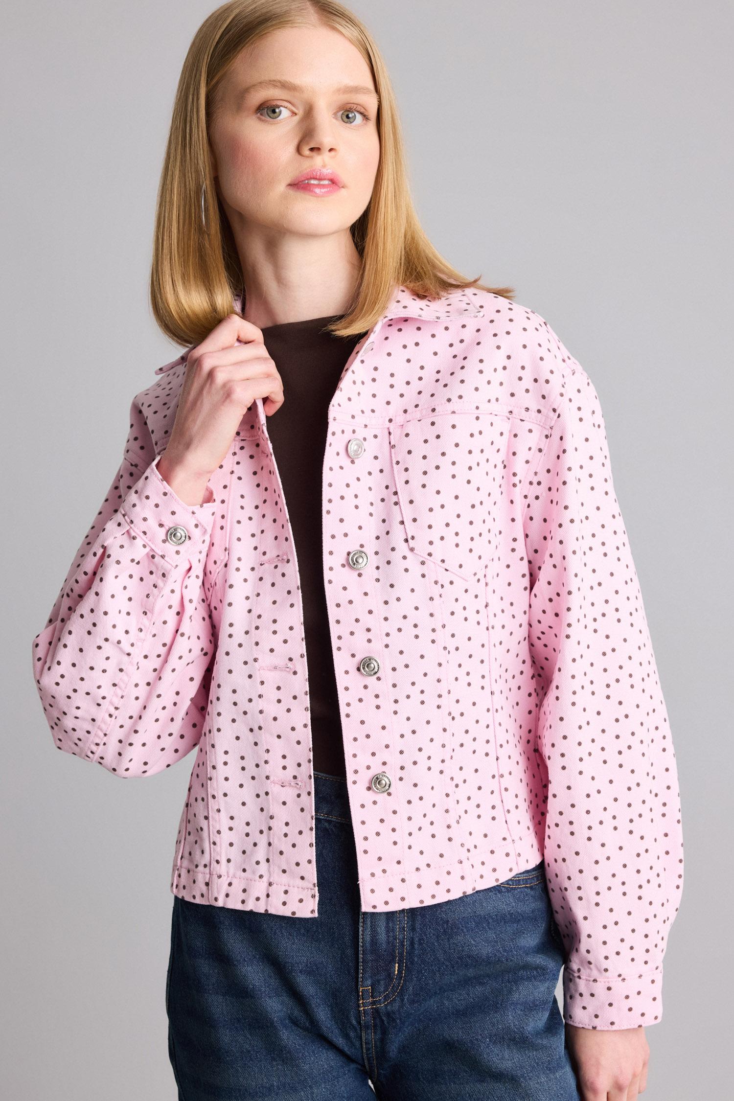DeFacto %100 Pamuk Regular Fit Gabardin Ceket görsel 6