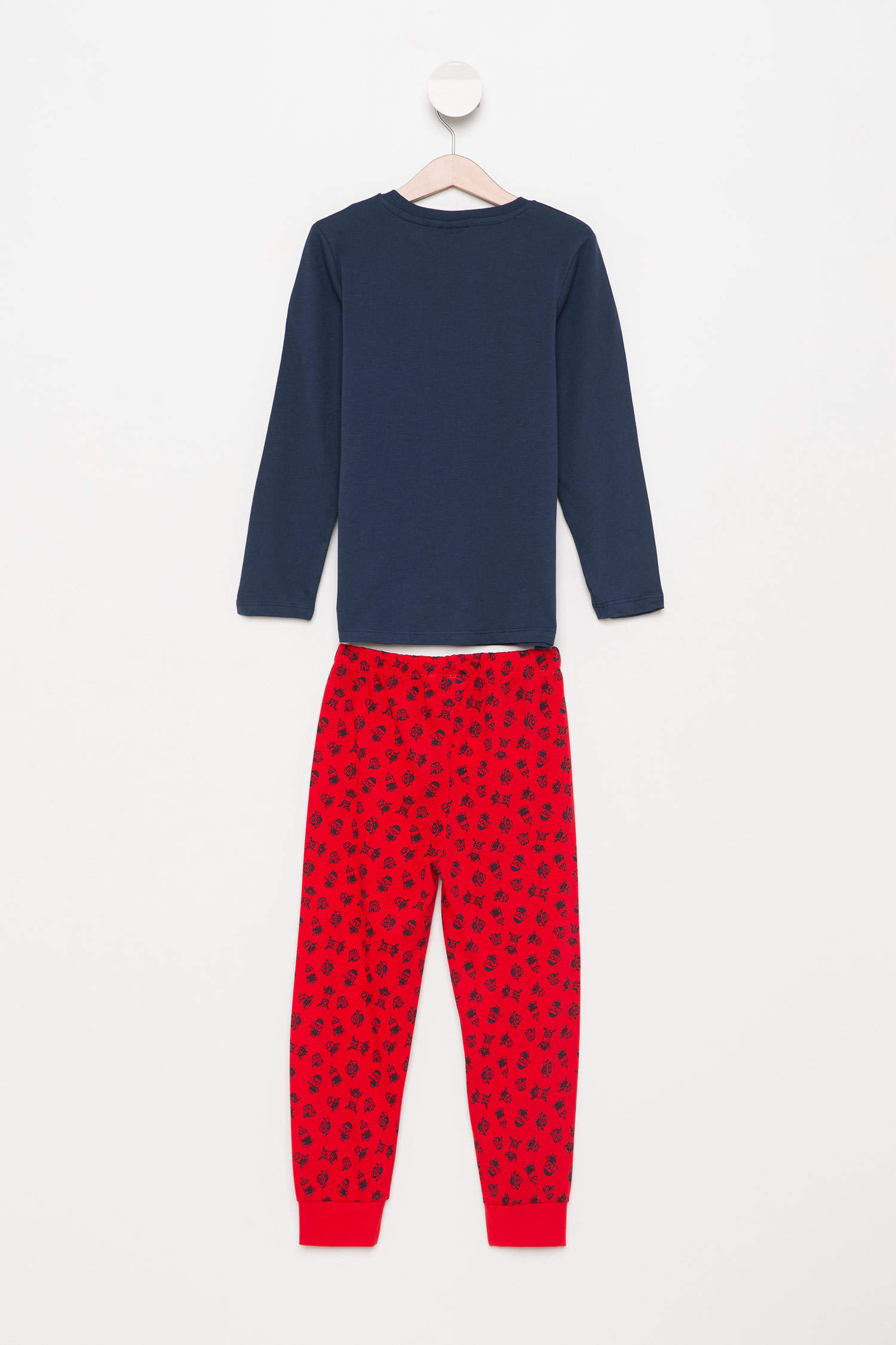 Defacto Minions Lisanslı Erkek Çocuk Pijama Takımı. 5