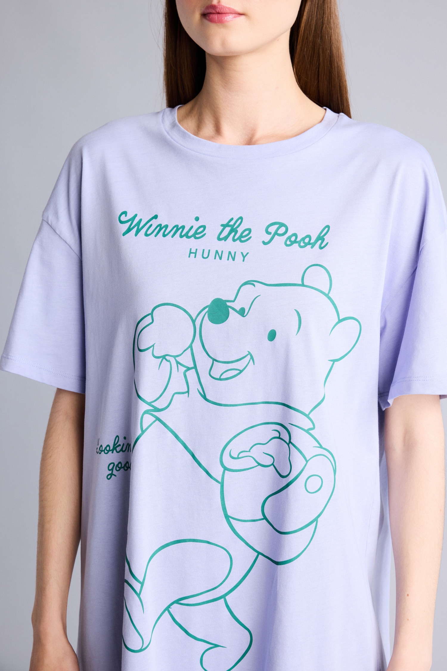 DeFacto %100 Pamuk Wınnıe The Pooh Lisanslı Gecelik görsel 3