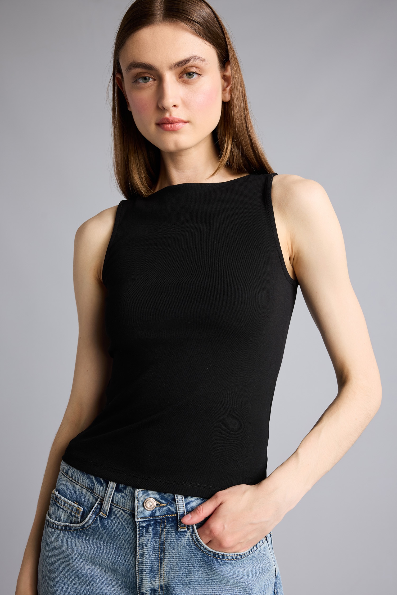 DeFacto Slim Fit Ribana Atlet görsel 3
