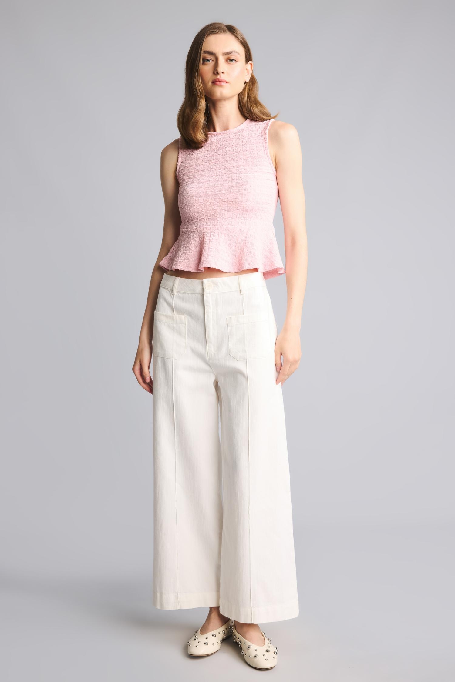DeFacto %100 Pamuk Normal Bel Culotte Pantolon görsel 2