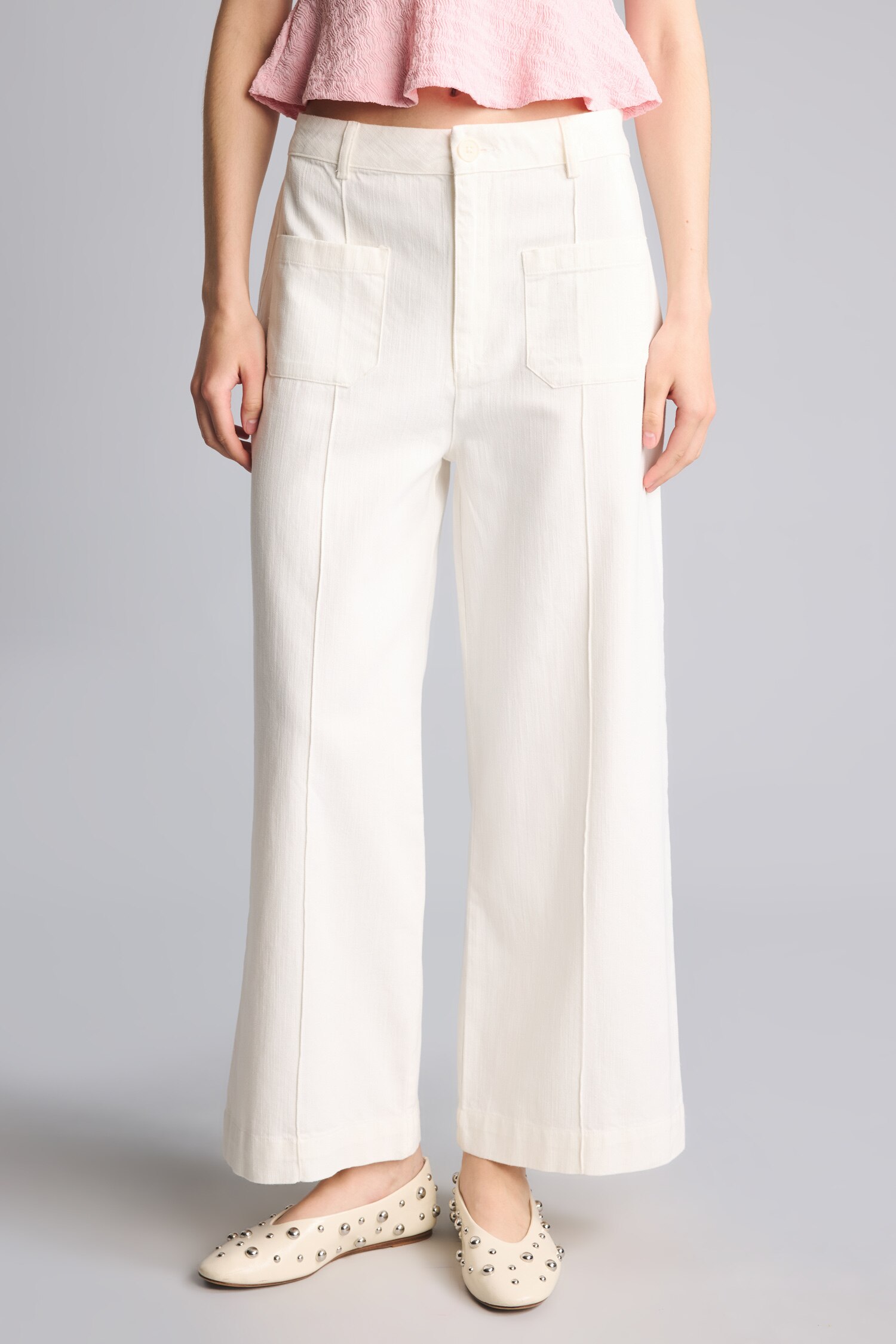 DeFacto %100 Pamuk Normal Bel Culotte Pantolon görsel 3