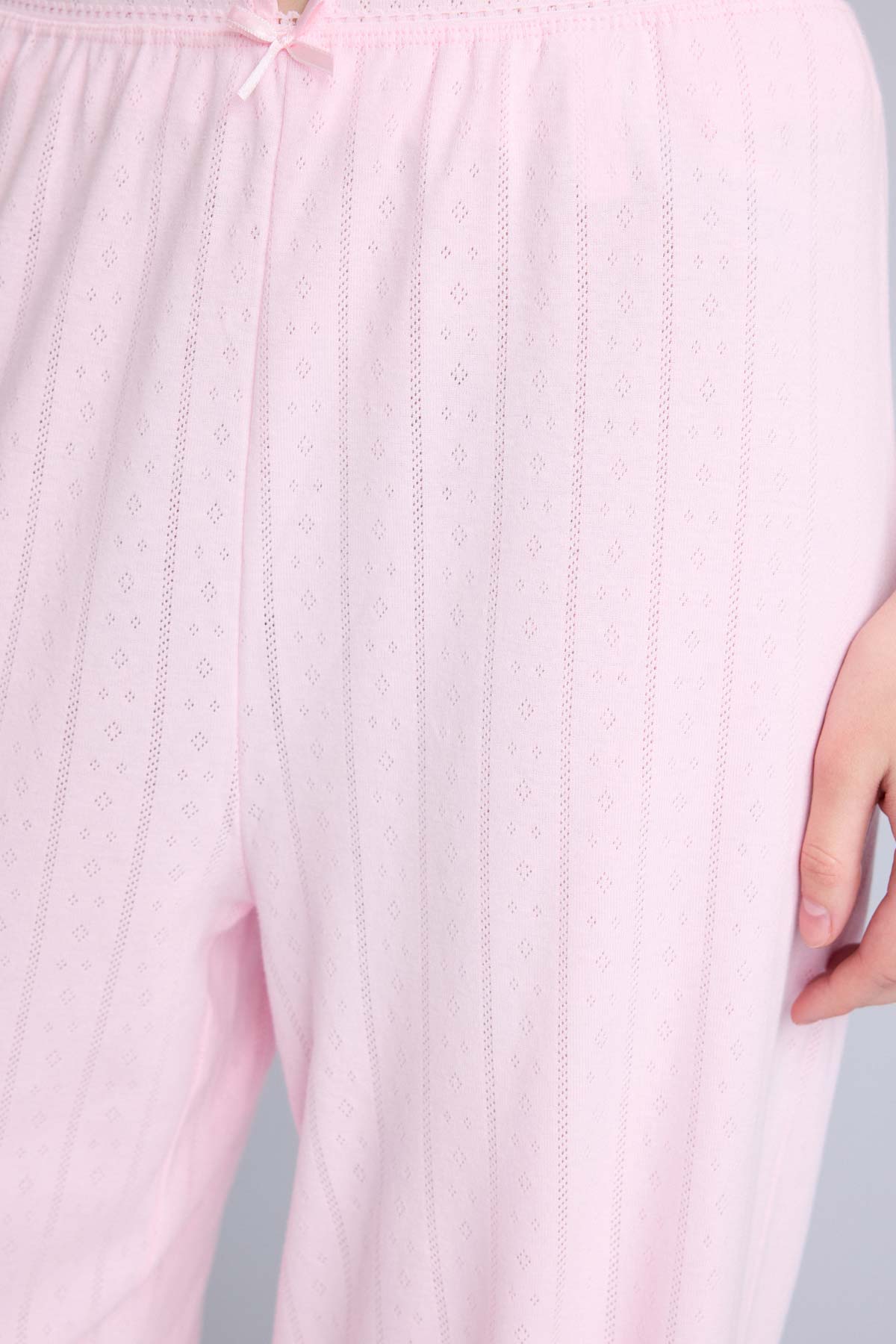 DeFacto %100 Pamuk Regular Fıt Kısa Kollu Pijama Takımı görsel 7