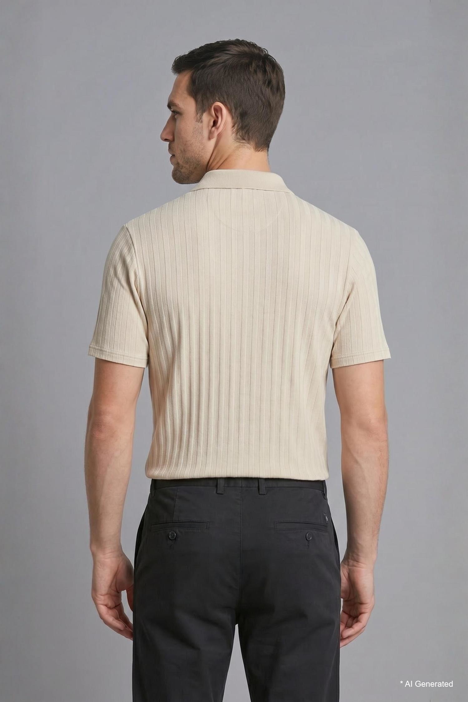 DeFacto Pamuklu Regular Fit Kısa kollu Polo Tişört görsel 4