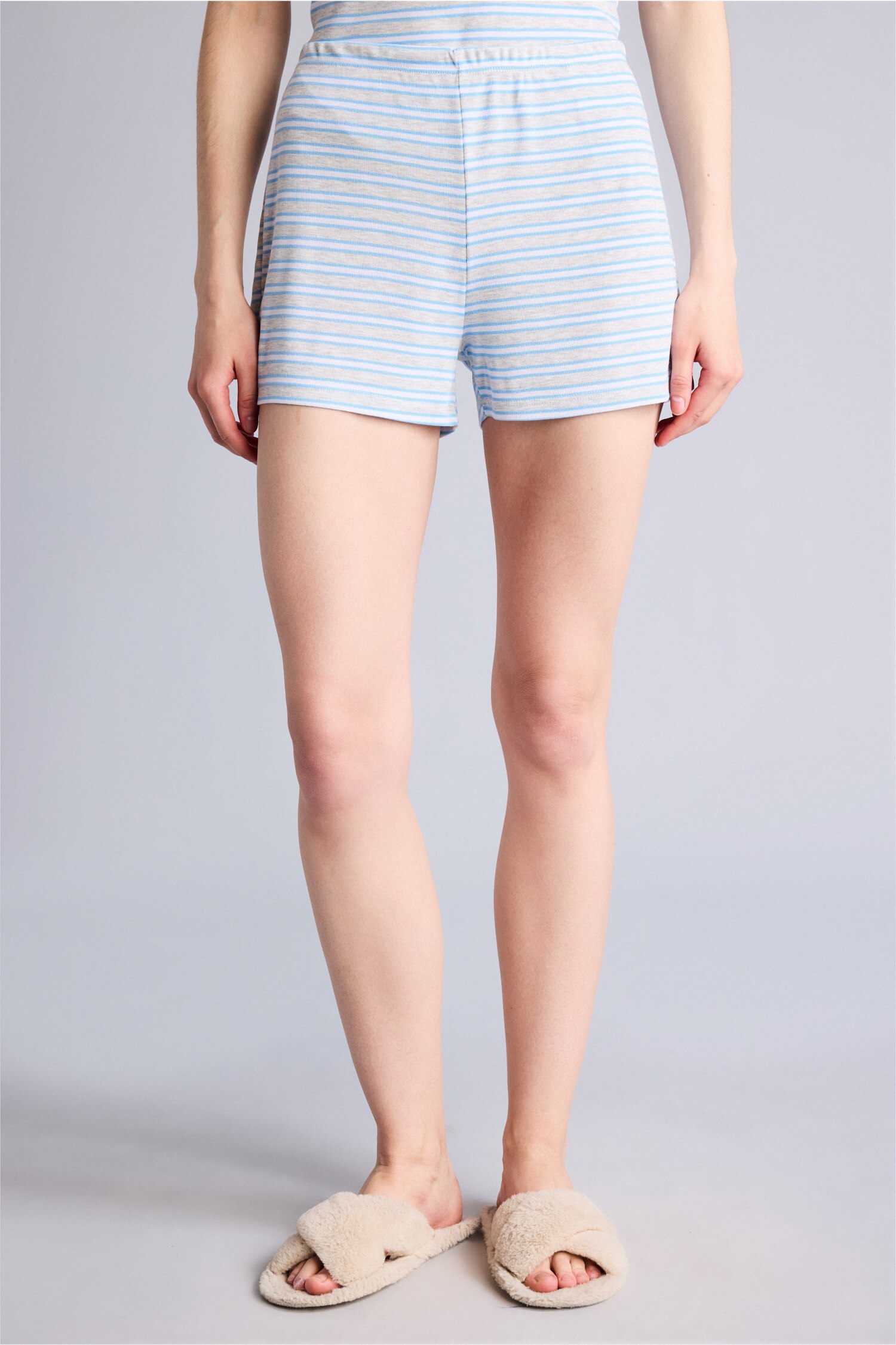 DeFacto Regular Fıt Ribana Pijama Takımı görsel 8