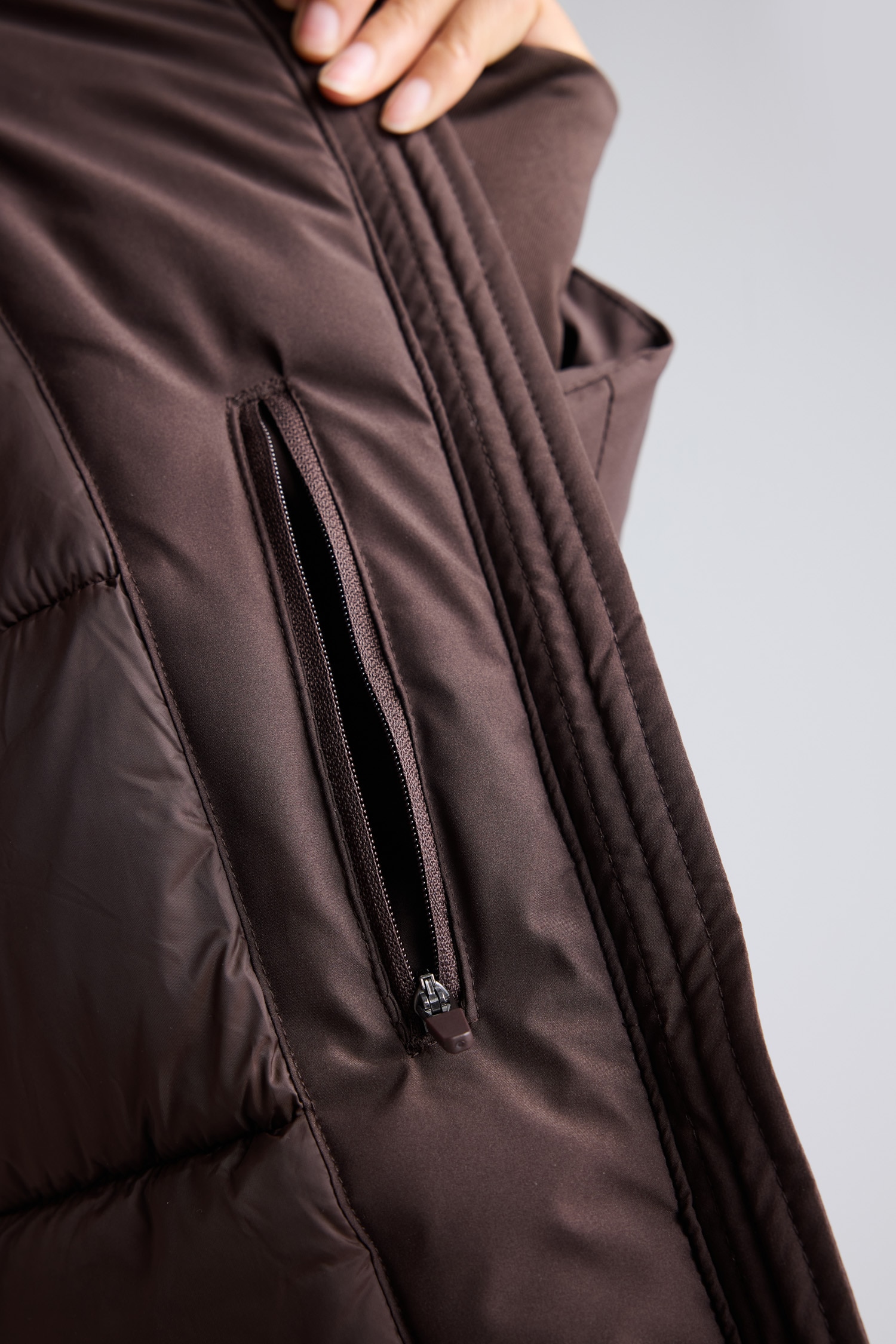 DeFacto Beli Büzgülü Regular Fit Parka görsel 7