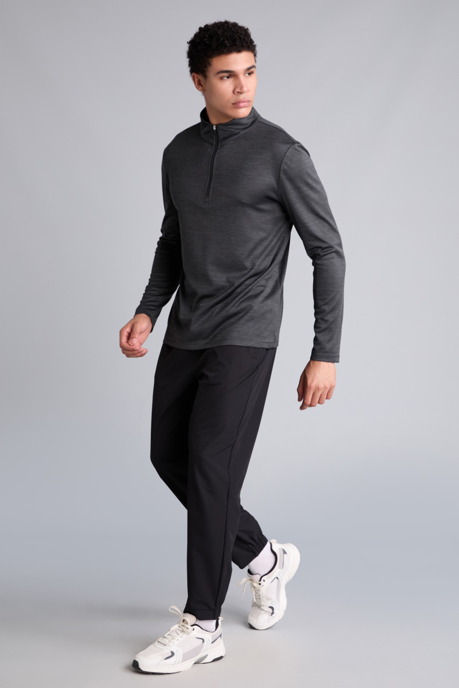 DeFacto Standart Fit Paçası Lastikli Dokuma Jogger görsel 3