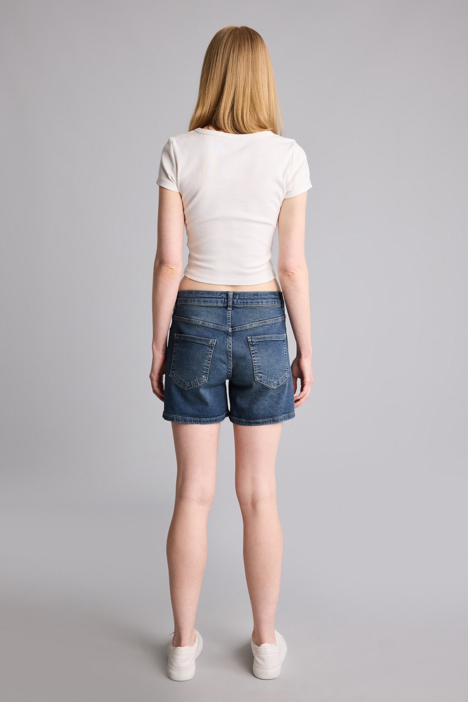 DeFacto Slim Fit Normal Bel Şort görsel 7