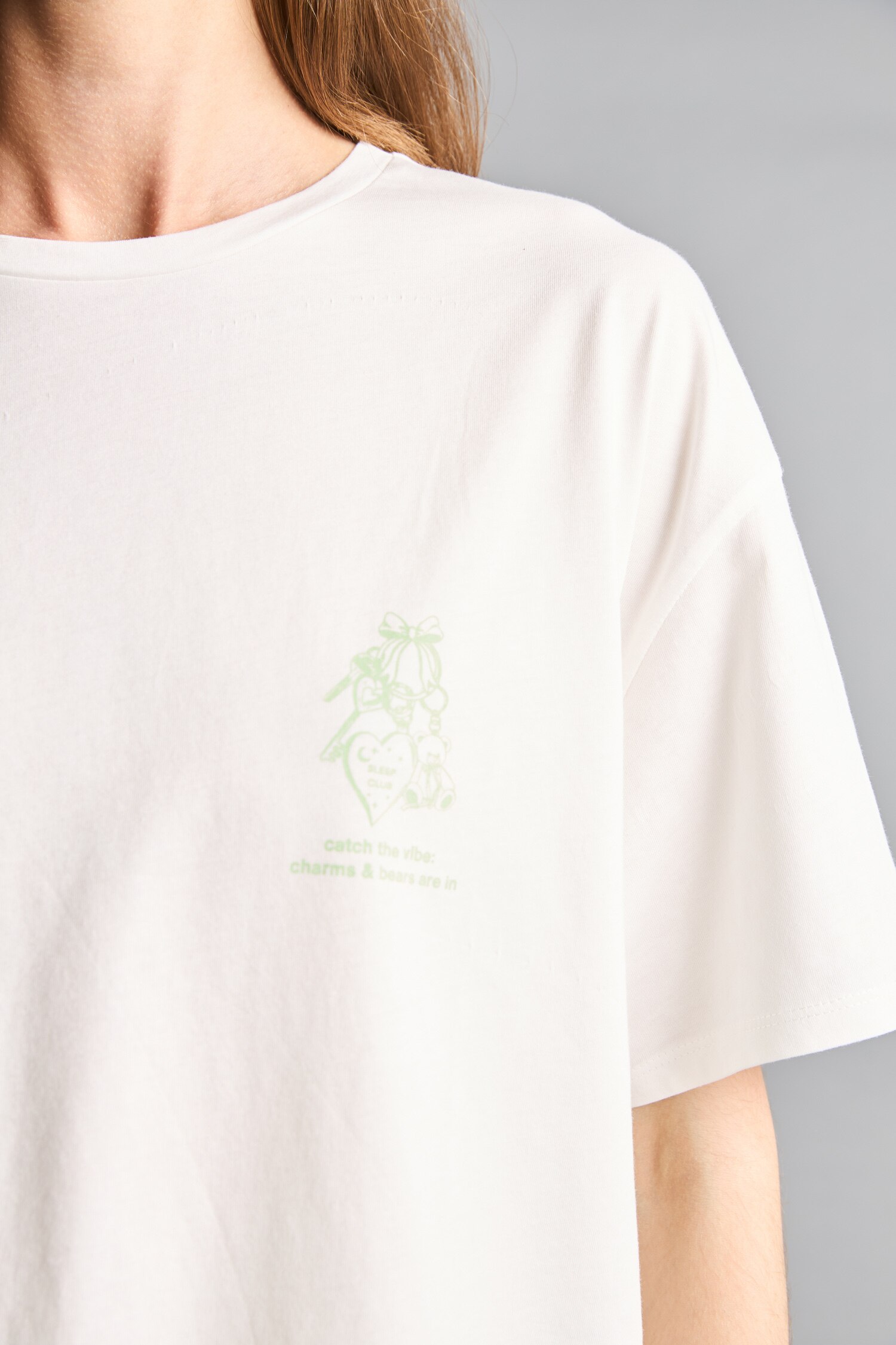 DeFacto %100 Pamuk Desenli Pijama Takımı görsel 5
