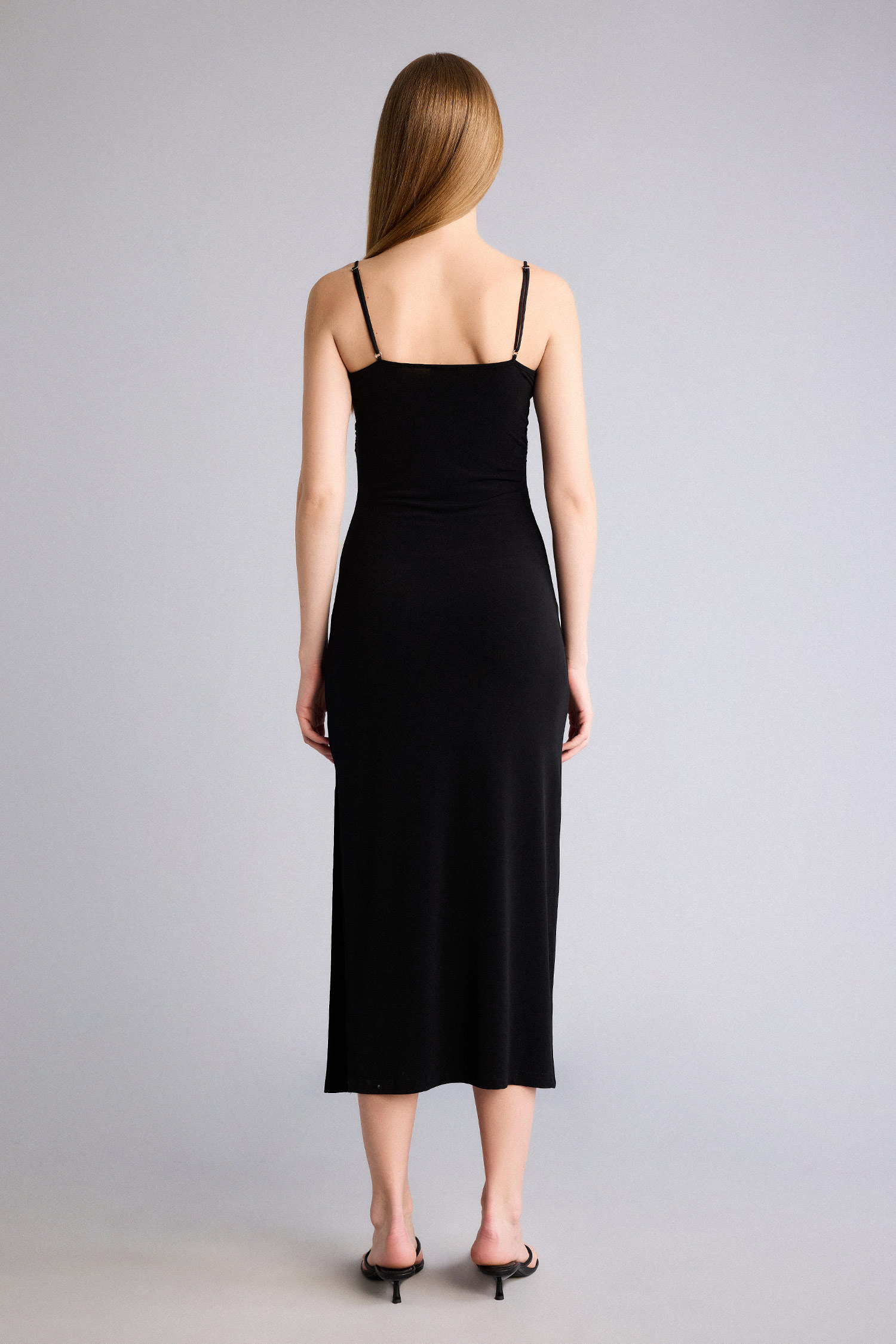 DeFacto Bodycon Vücudu Saran Maxi Elbise görsel 4