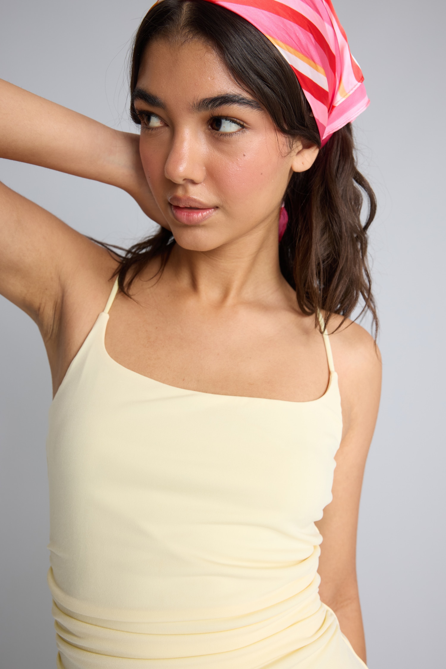 DeFacto Bodycon Askılı Midi Elbise görsel 4