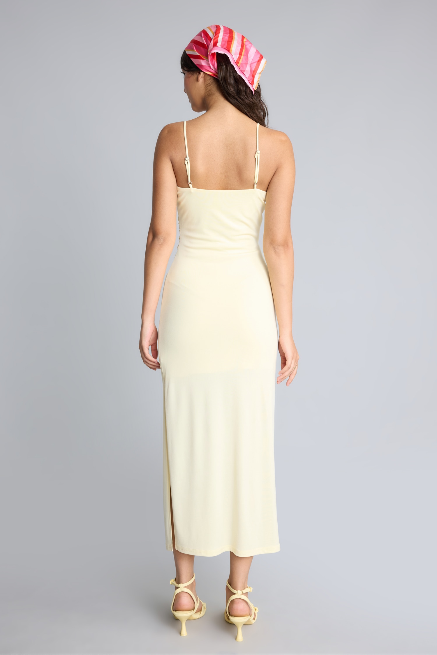 DeFacto Bodycon Askılı Midi Elbise görsel 6