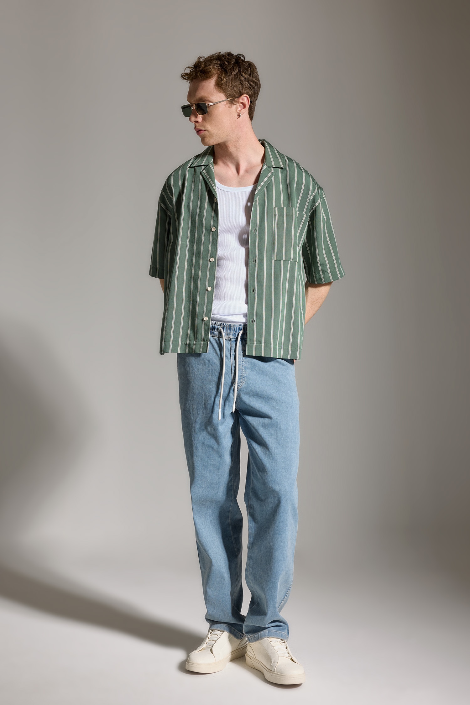 DeFacto Wıde Leg Normal Bel Jean Pantolon görsel 2