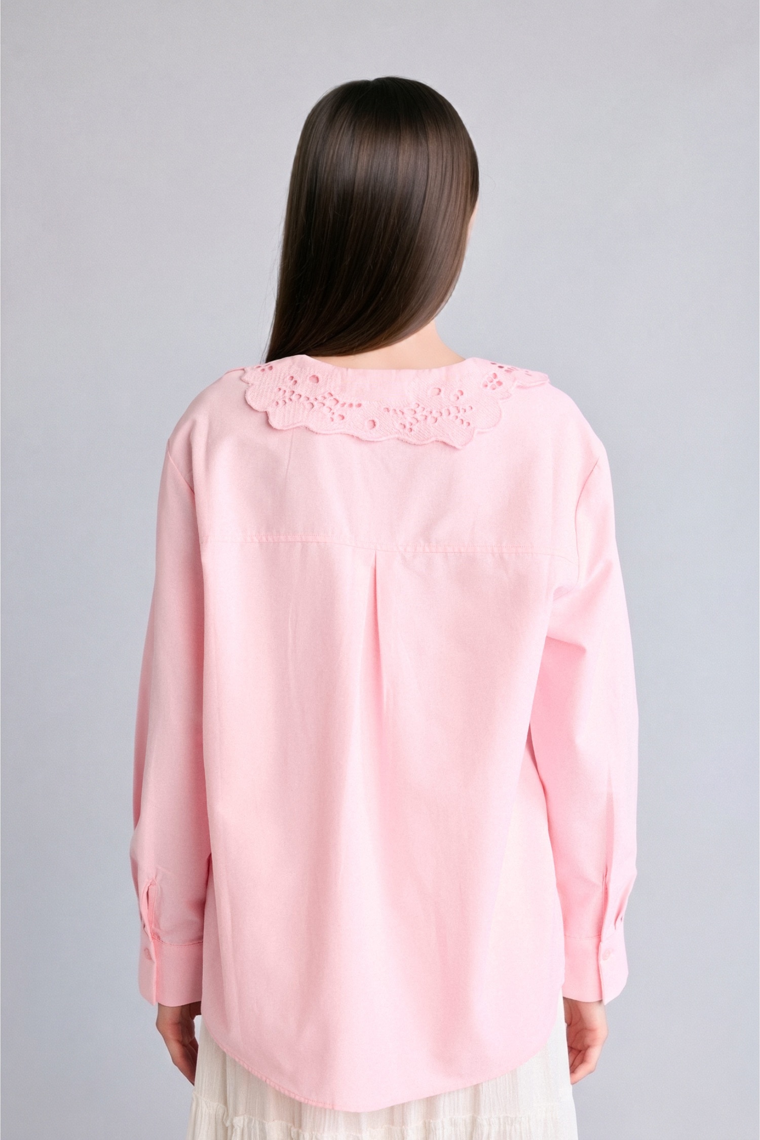 DeFacto Regular Fit Uzun Kollu Poplin Tunik görsel 7